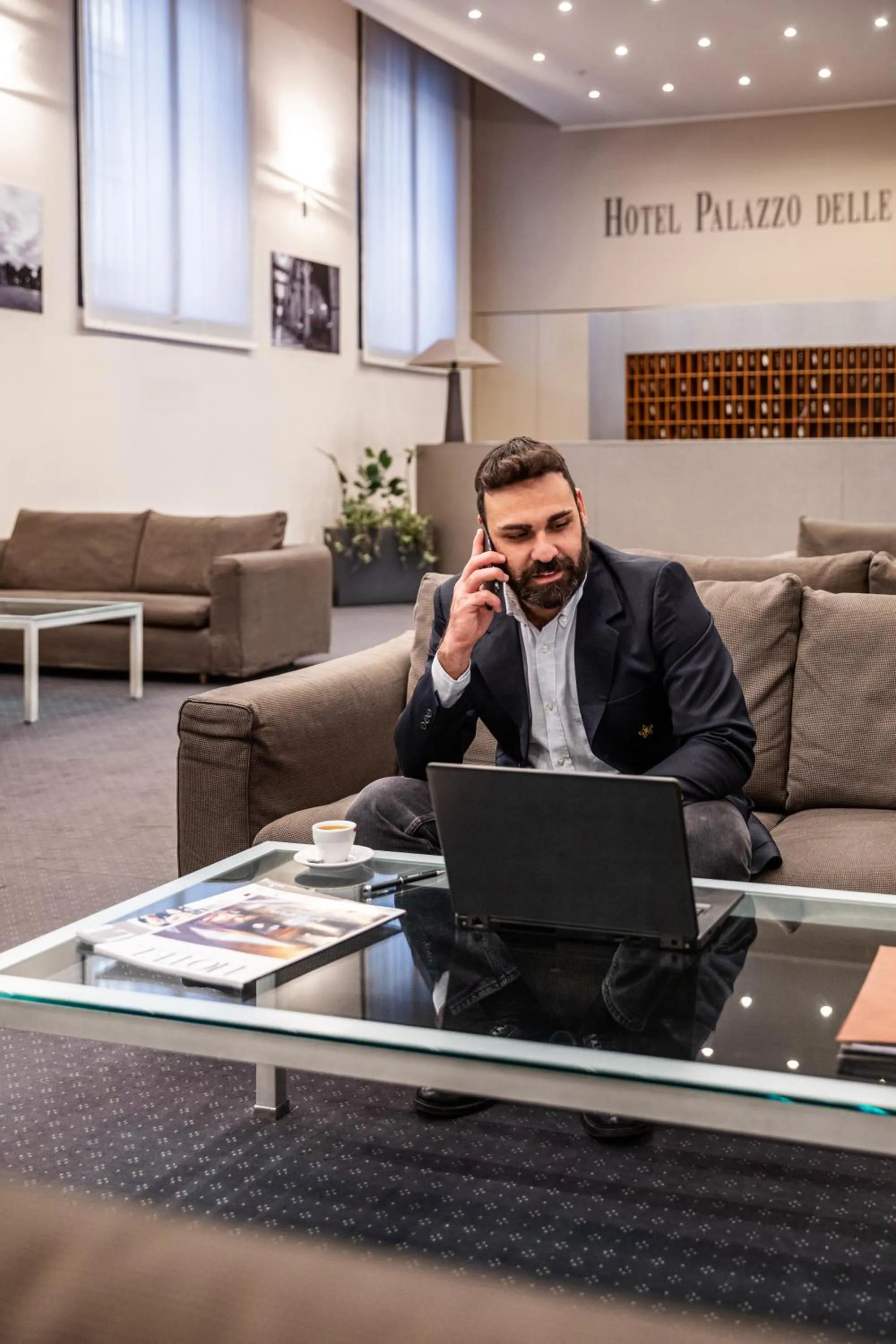 Lobby or reception in Hotel Palazzo Delle Stelline