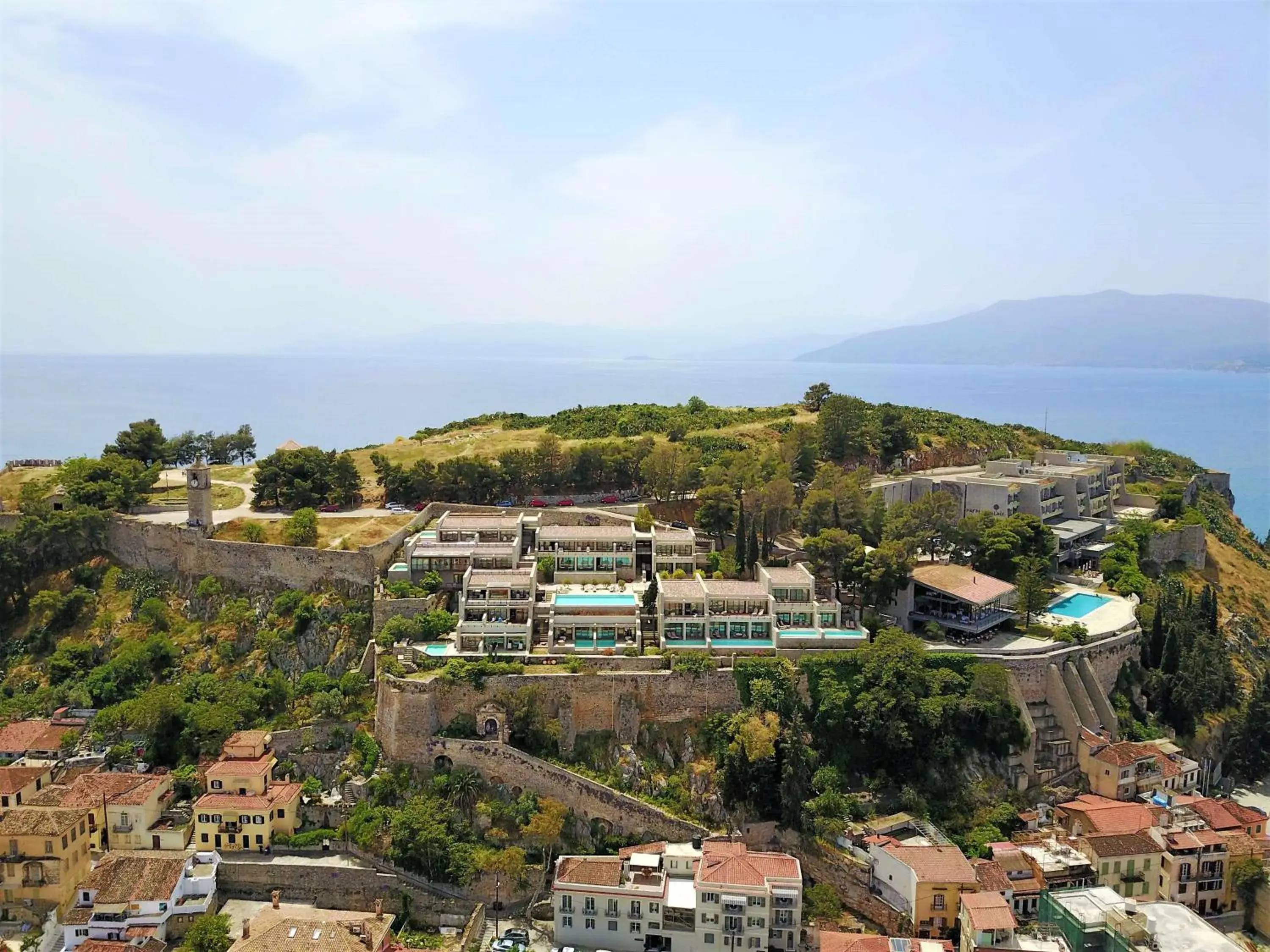 Bird's eye view in Nafplia Palace Hotel & Villas Bird's eye view in Nafplia Palace Hotel & Villas