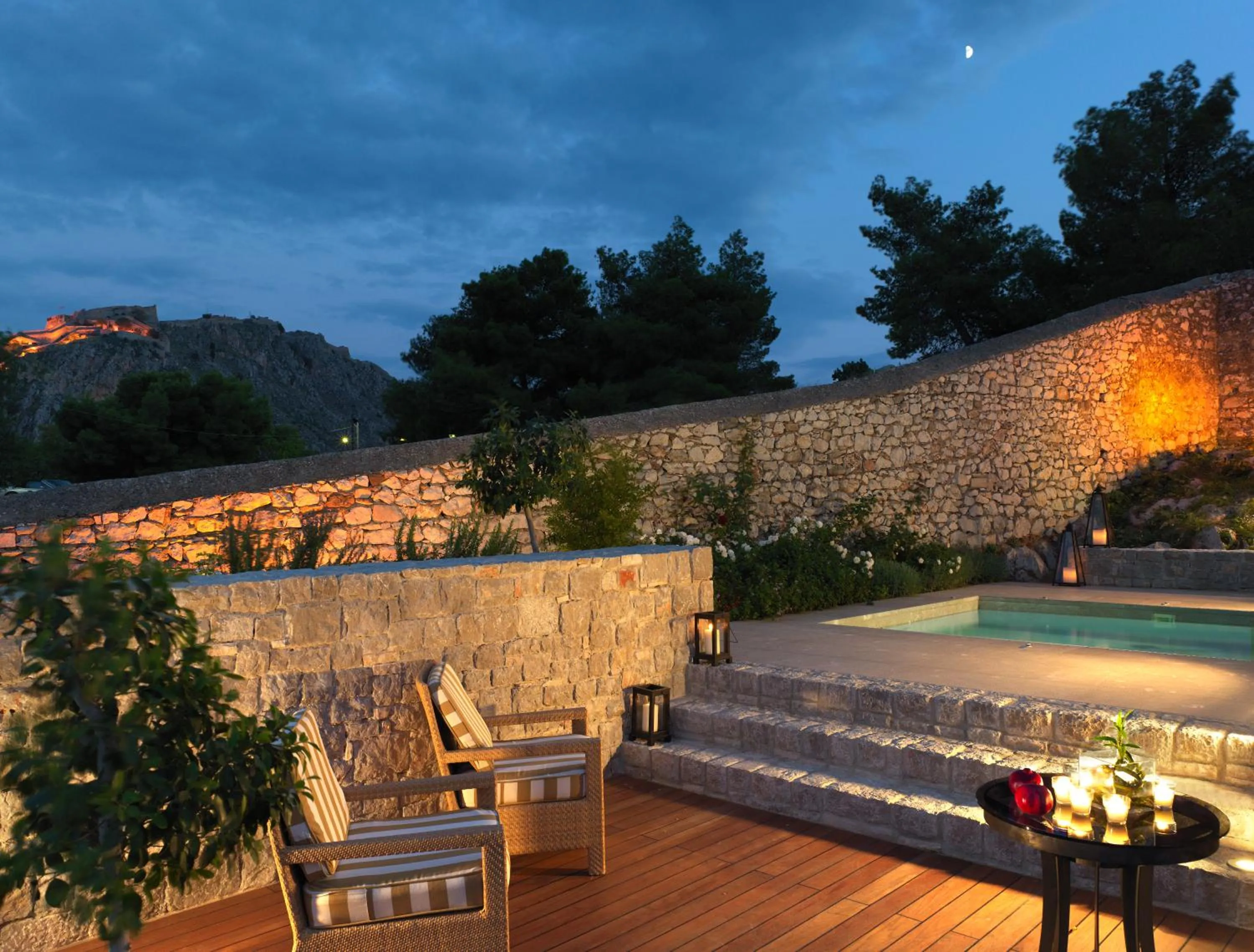 Balcony/Terrace in Nafplia Palace Hotel & Villas