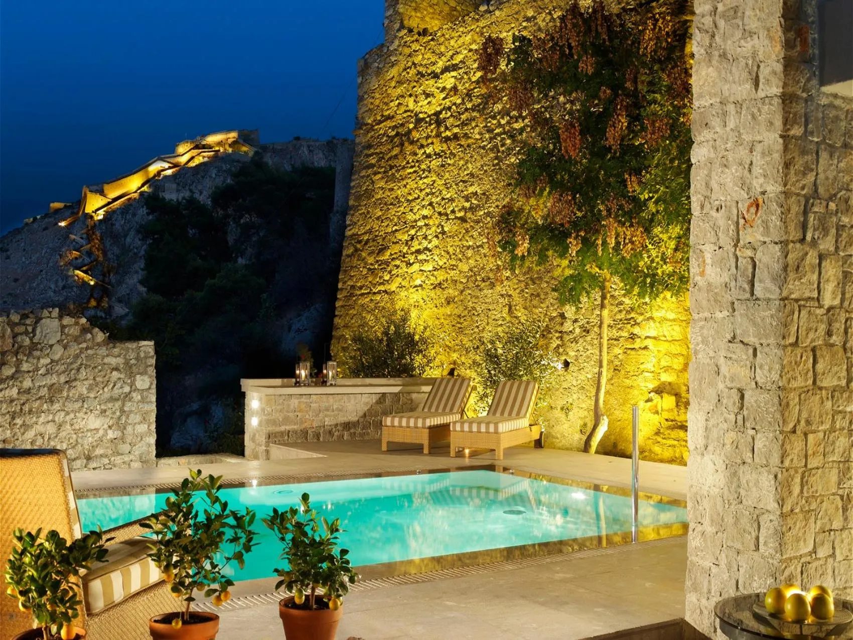 Patio in Nafplia Palace Hotel & Villas