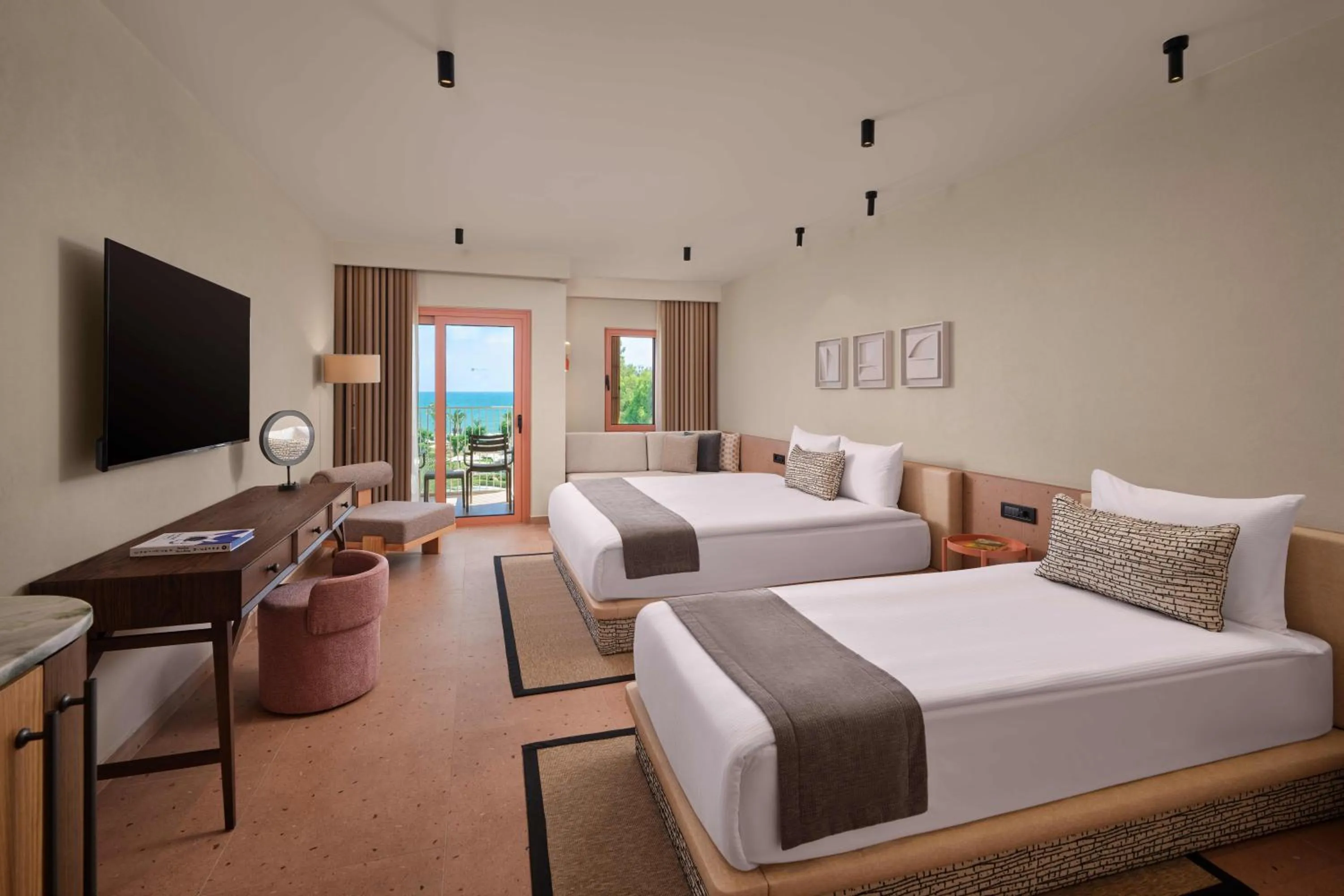 View (from property/room), Bed in Paloma Grida