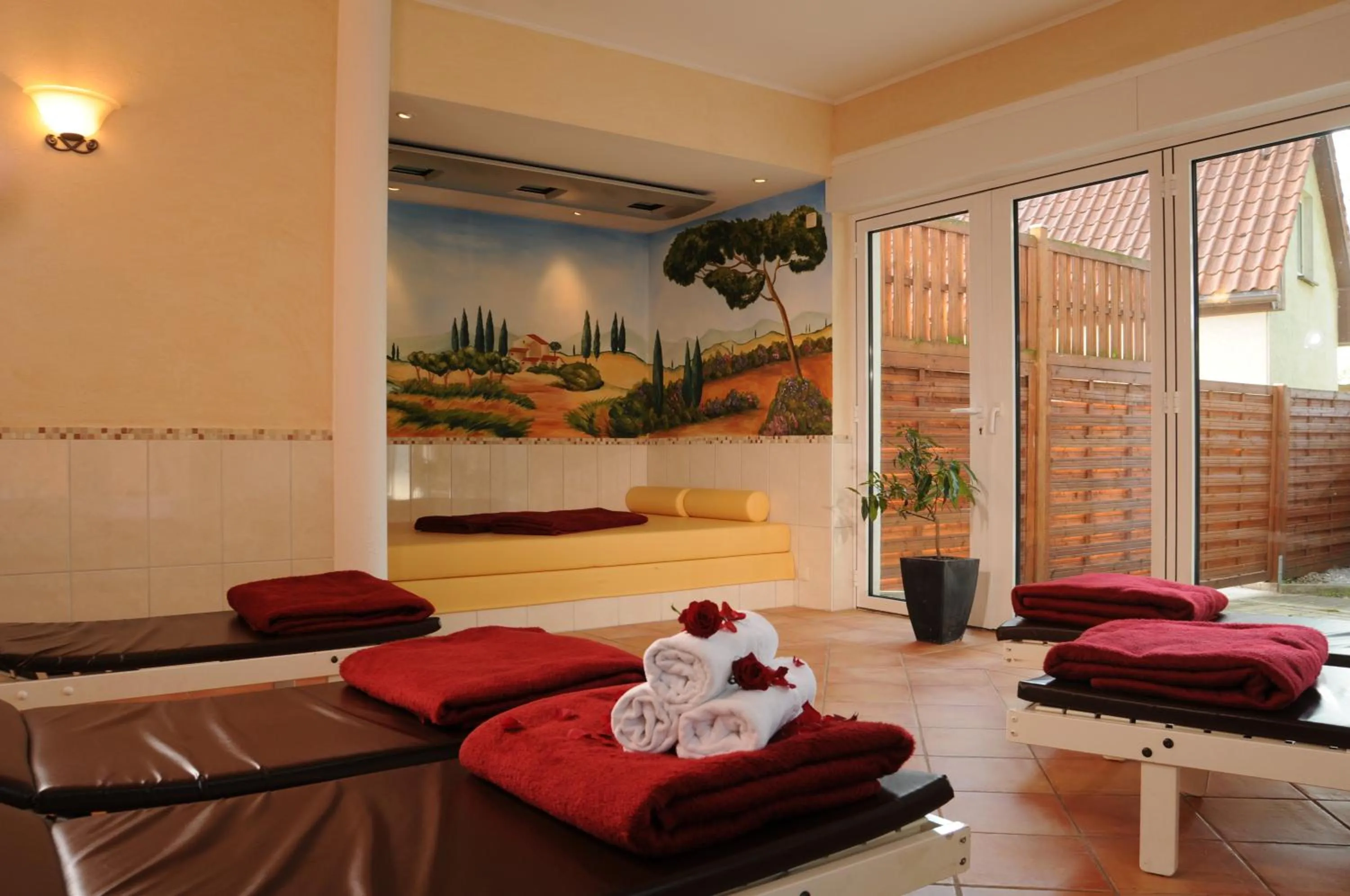 Sauna in Landhotel Baumanns Hof