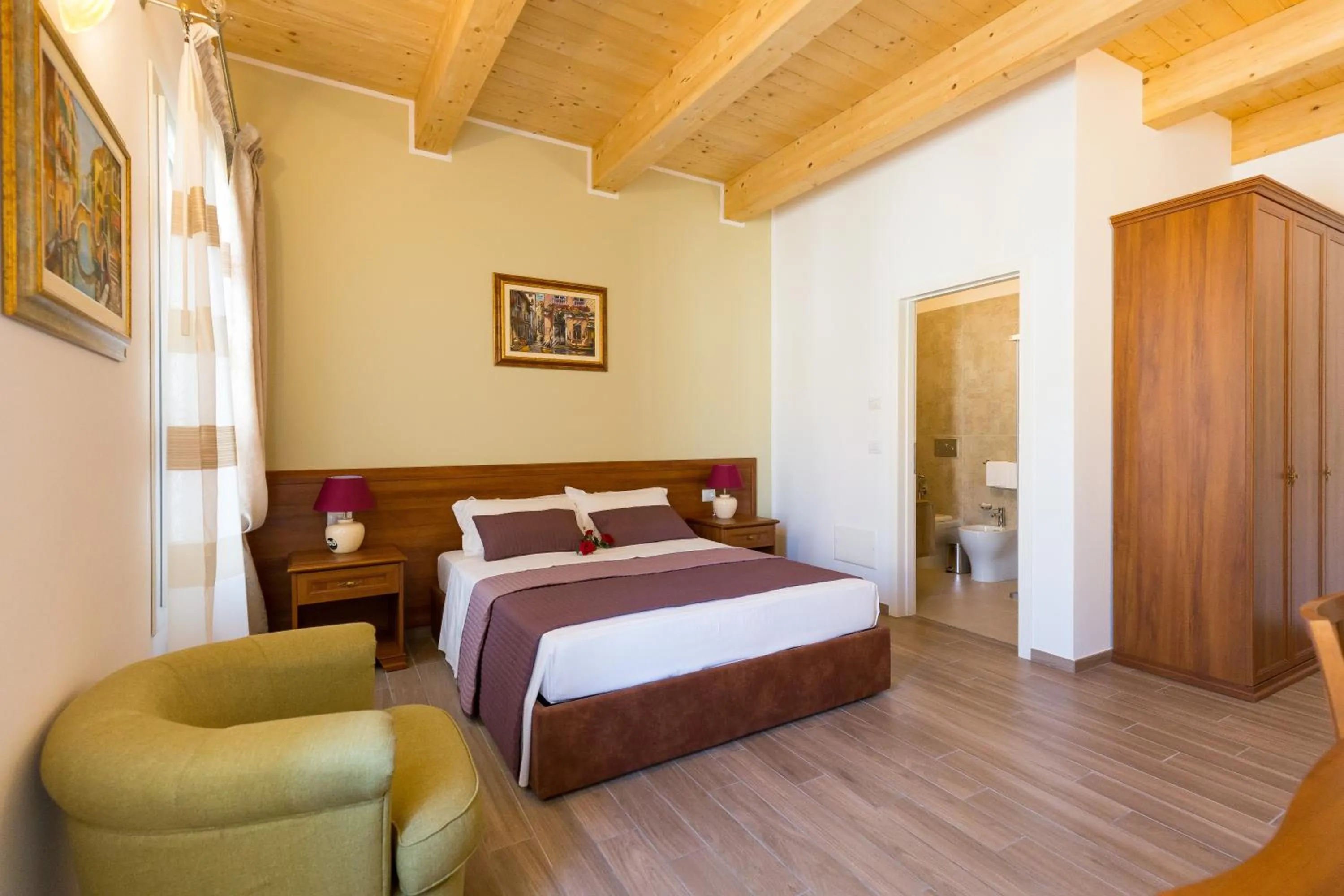Bed in Villa Cavour