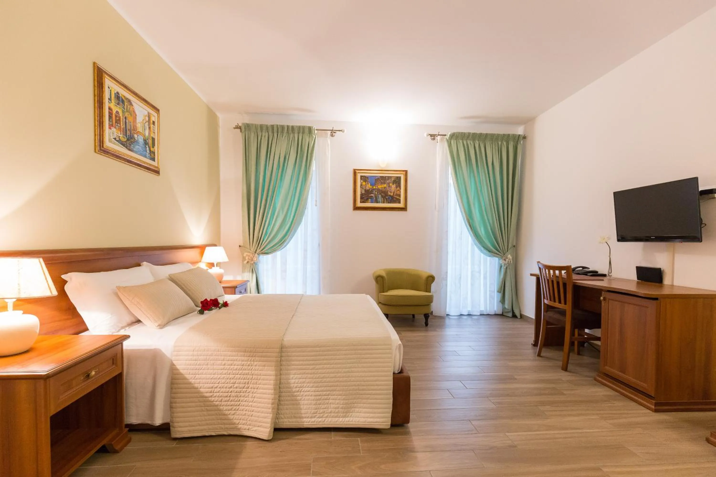 Bed in Villa Cavour