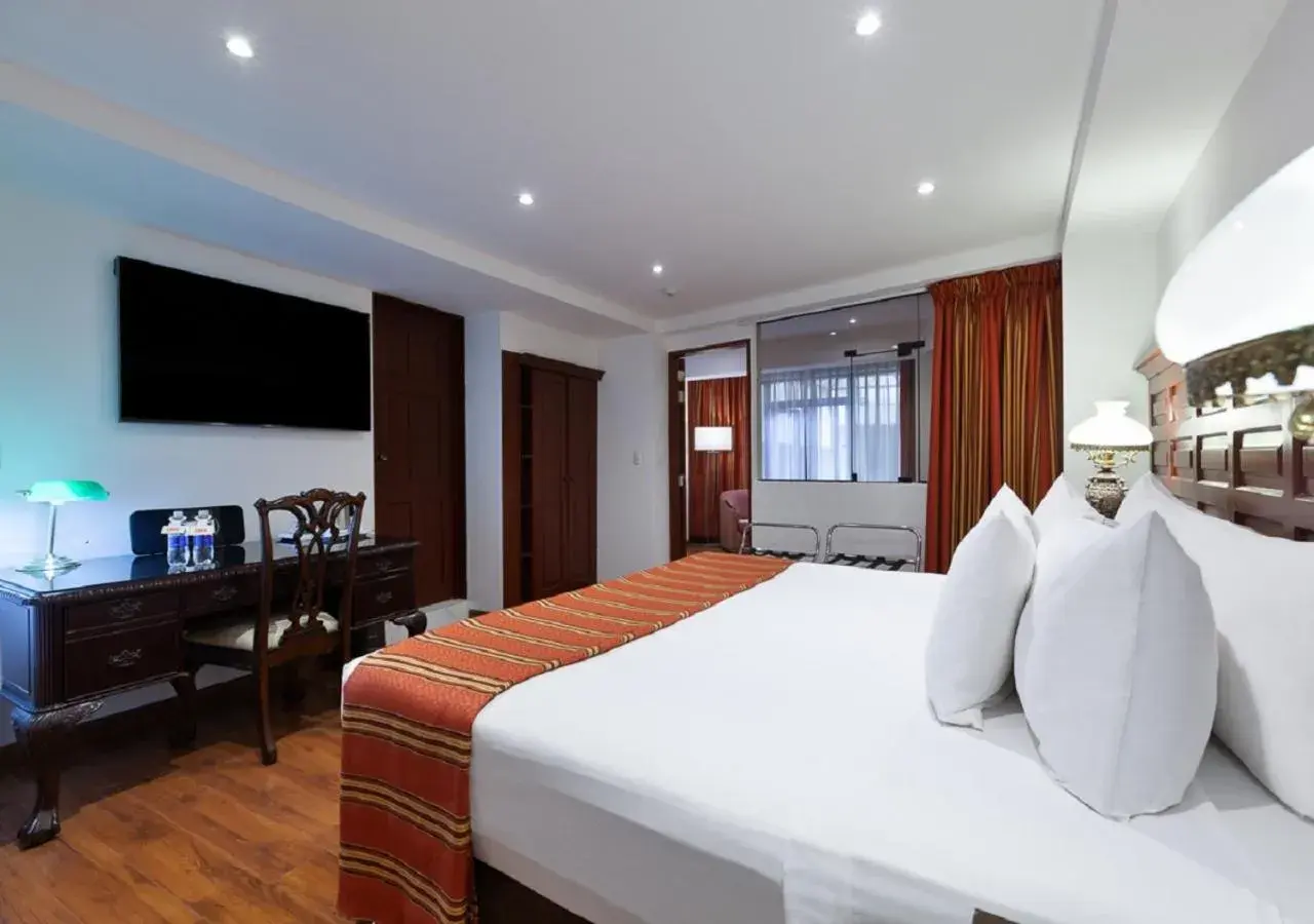 Bed in Terra Andina Colonial Mansion Bed in Terra Andina Colonial Mansion