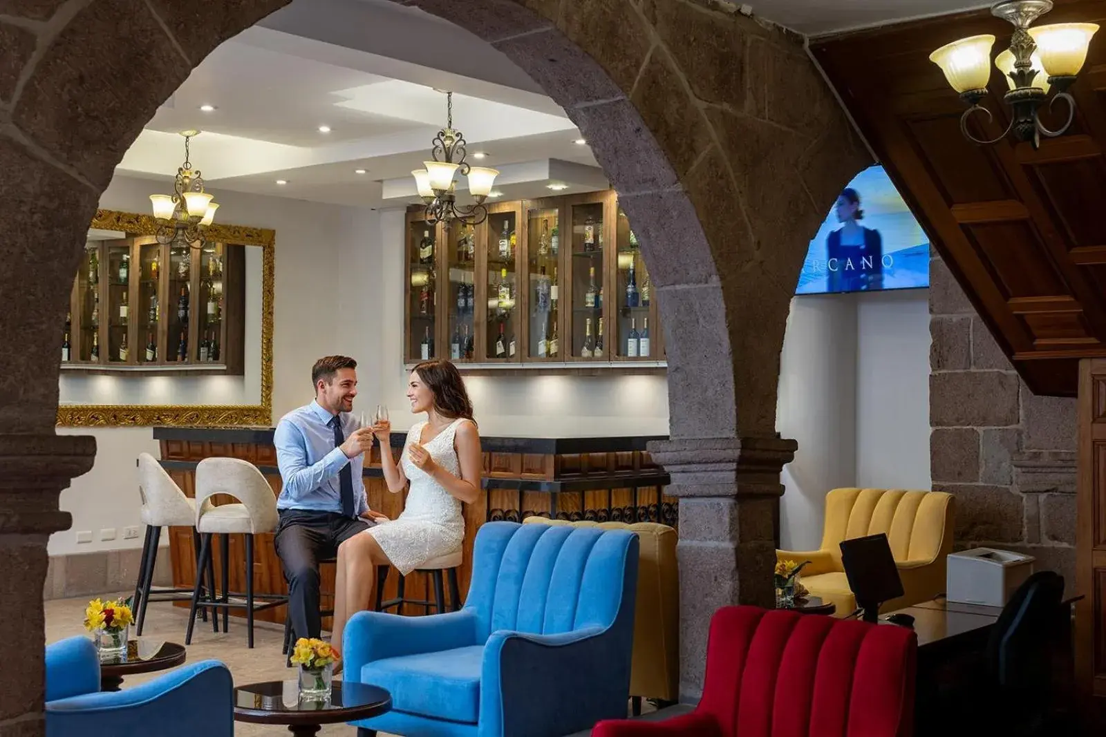 Lounge or bar in Terra Andina Colonial Mansion Lounge or bar in Terra Andina Colonial Mansion