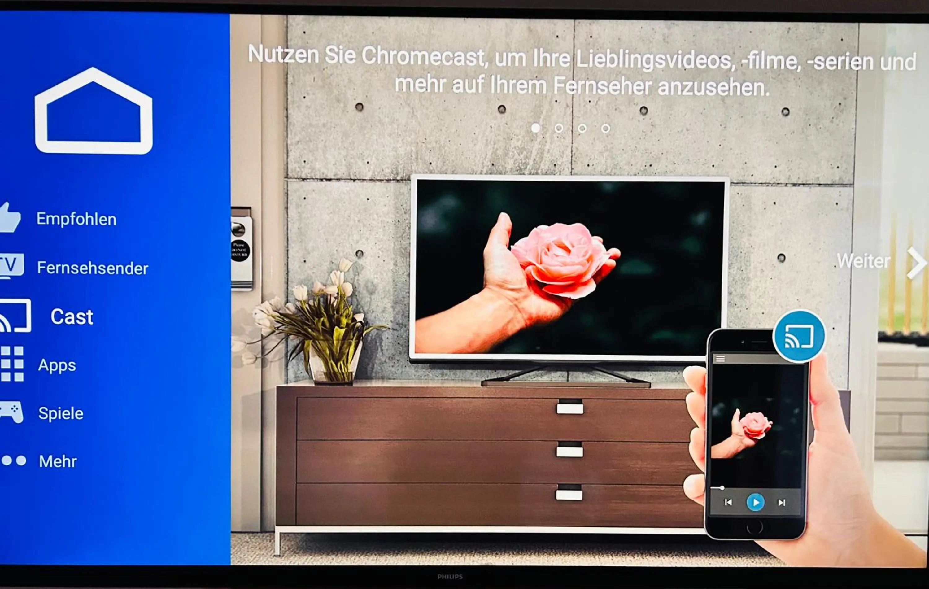 TV and multimedia in tauwerk Hotel