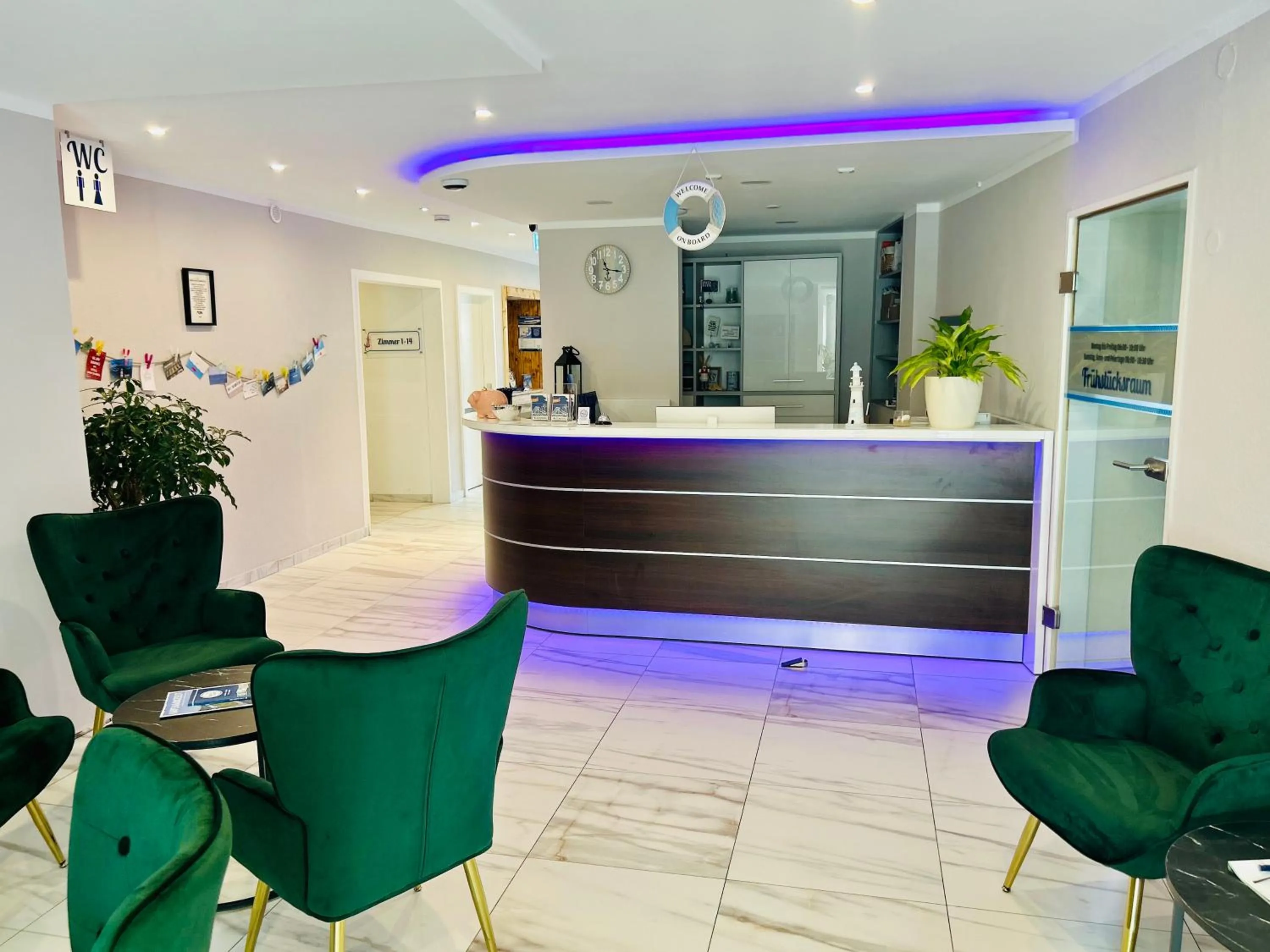 Lobby or reception in tauwerk Hotel