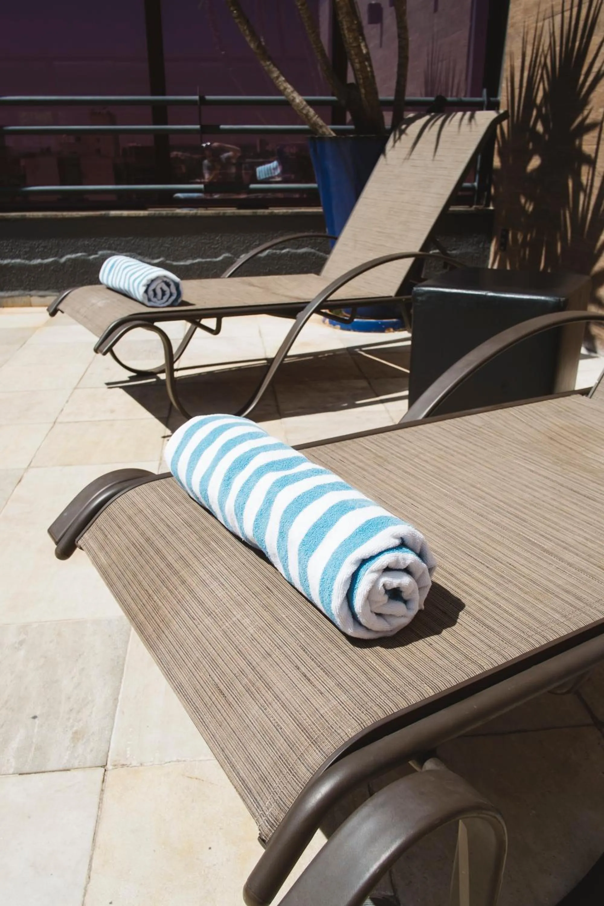 Balcony/Terrace in Hotel Golden Park Campinas Cambuí By Nacional Inn