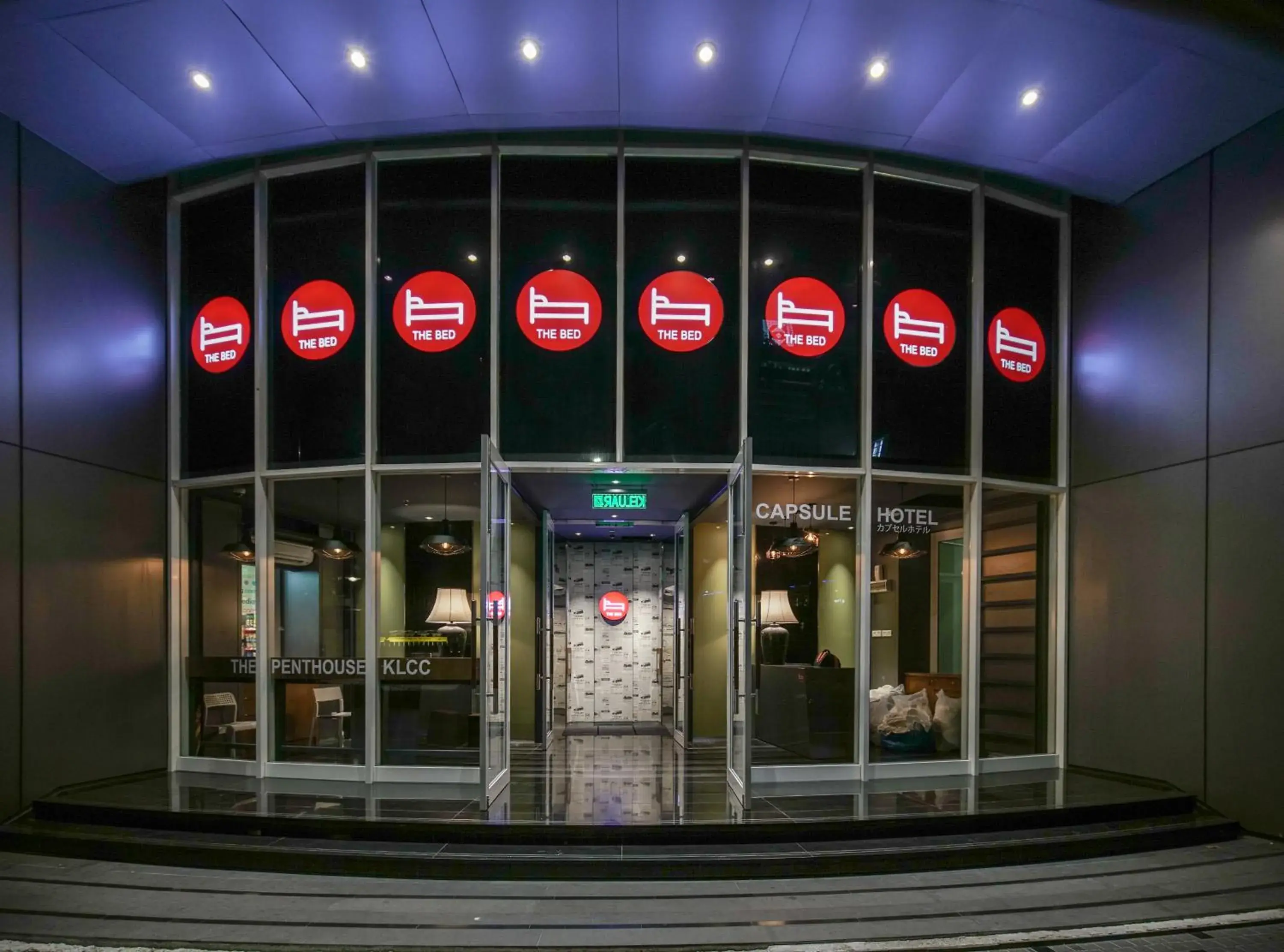 Facade/entrance in The Bed KLCC Facade/entrance in The Bed KLCC