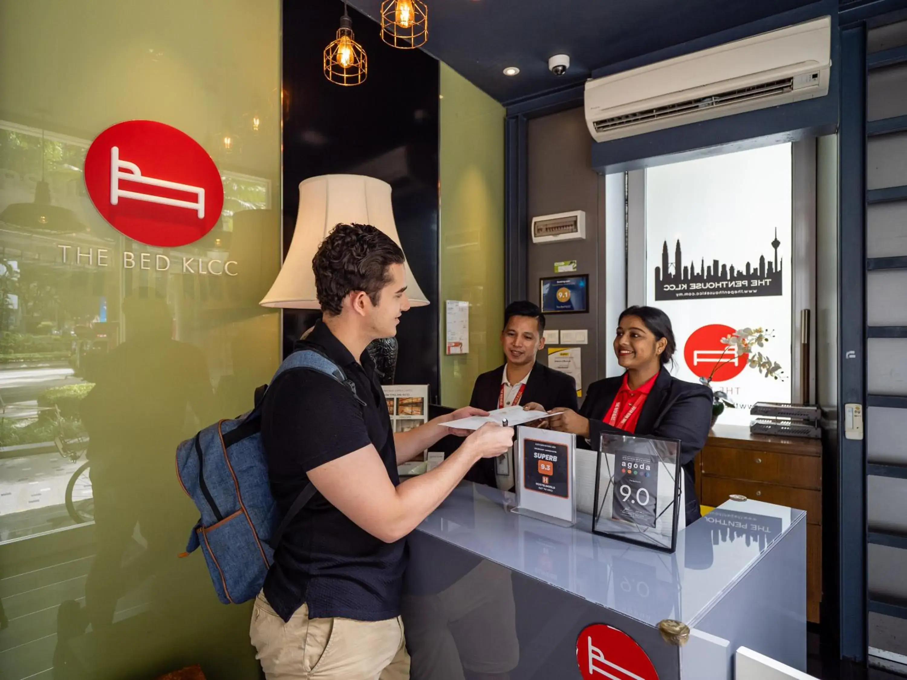 Lobby or reception in The Bed KLCC Lobby or reception in The Bed KLCC