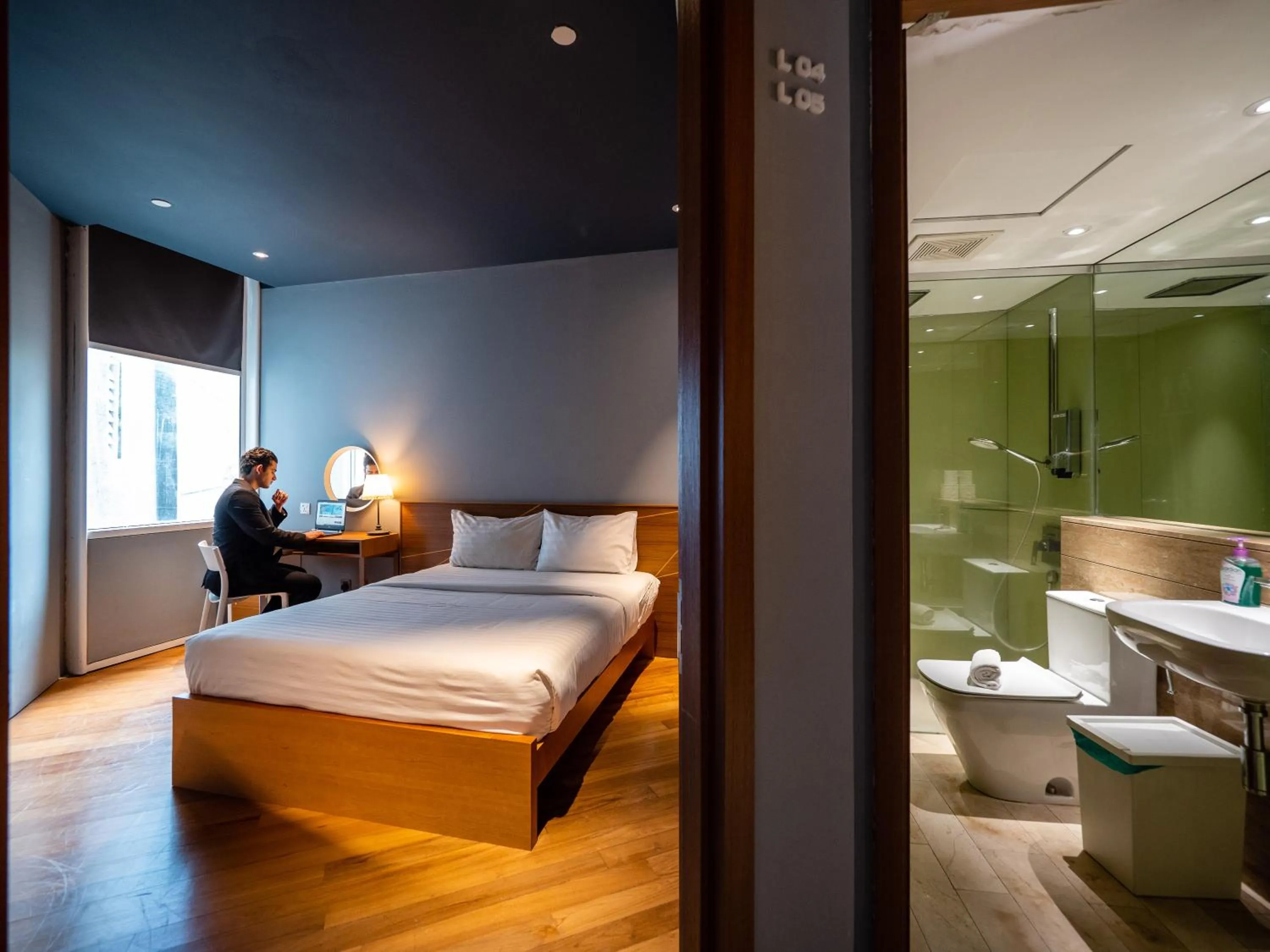 Bathroom, Bed in The Bed KLCC