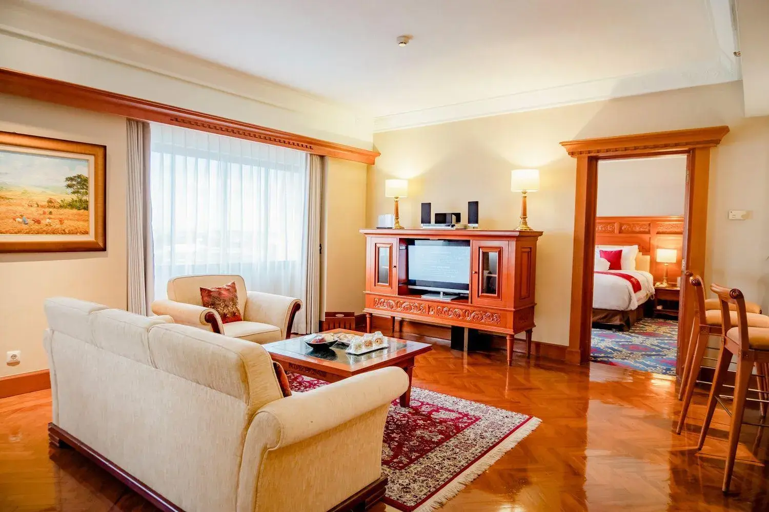 Bedroom in The Sunan Hotel Solo Bedroom in The Sunan Hotel Solo