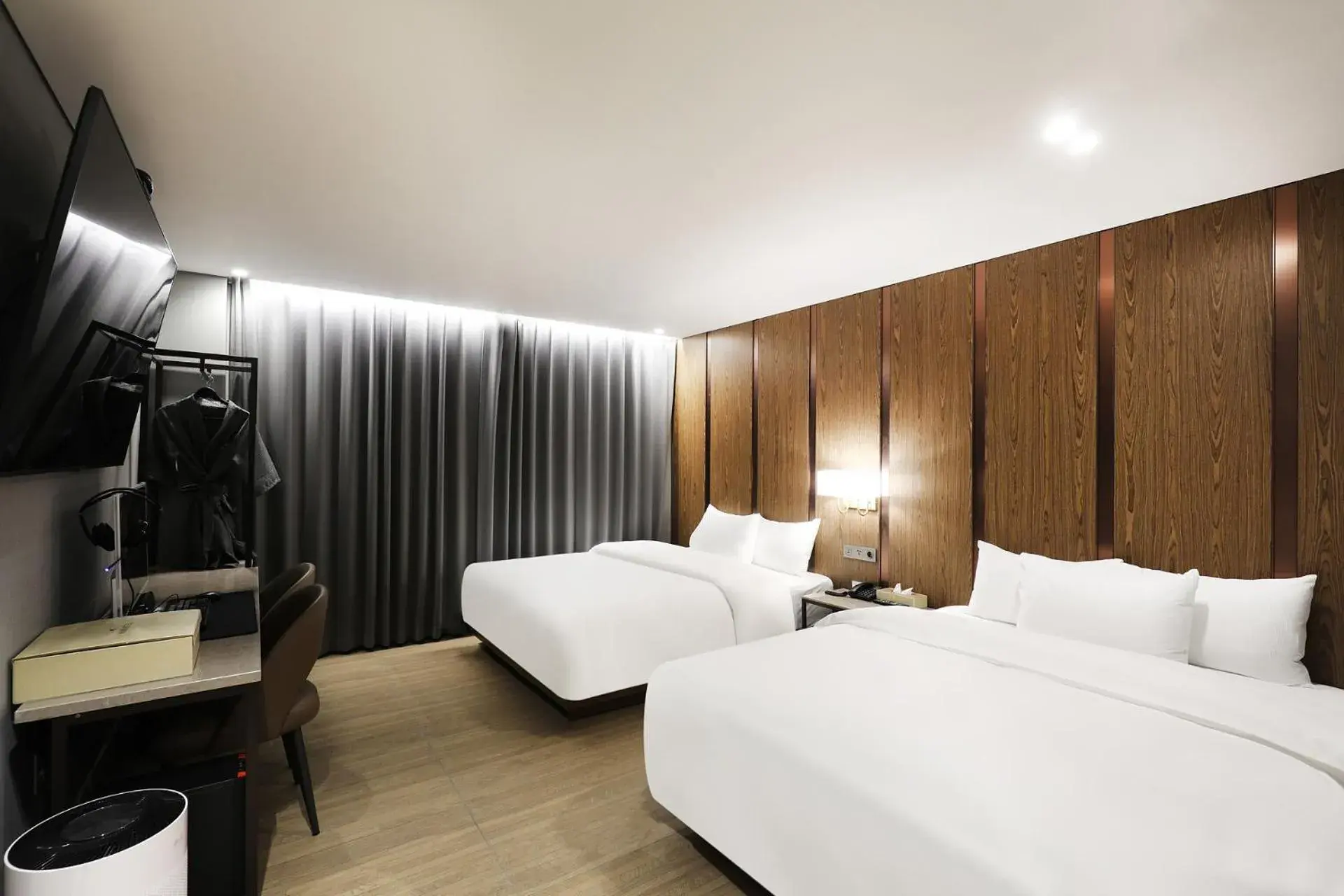 Bed in HOUND HOTEL Incheon Airport Bed in HOUND HOTEL Incheon Airport