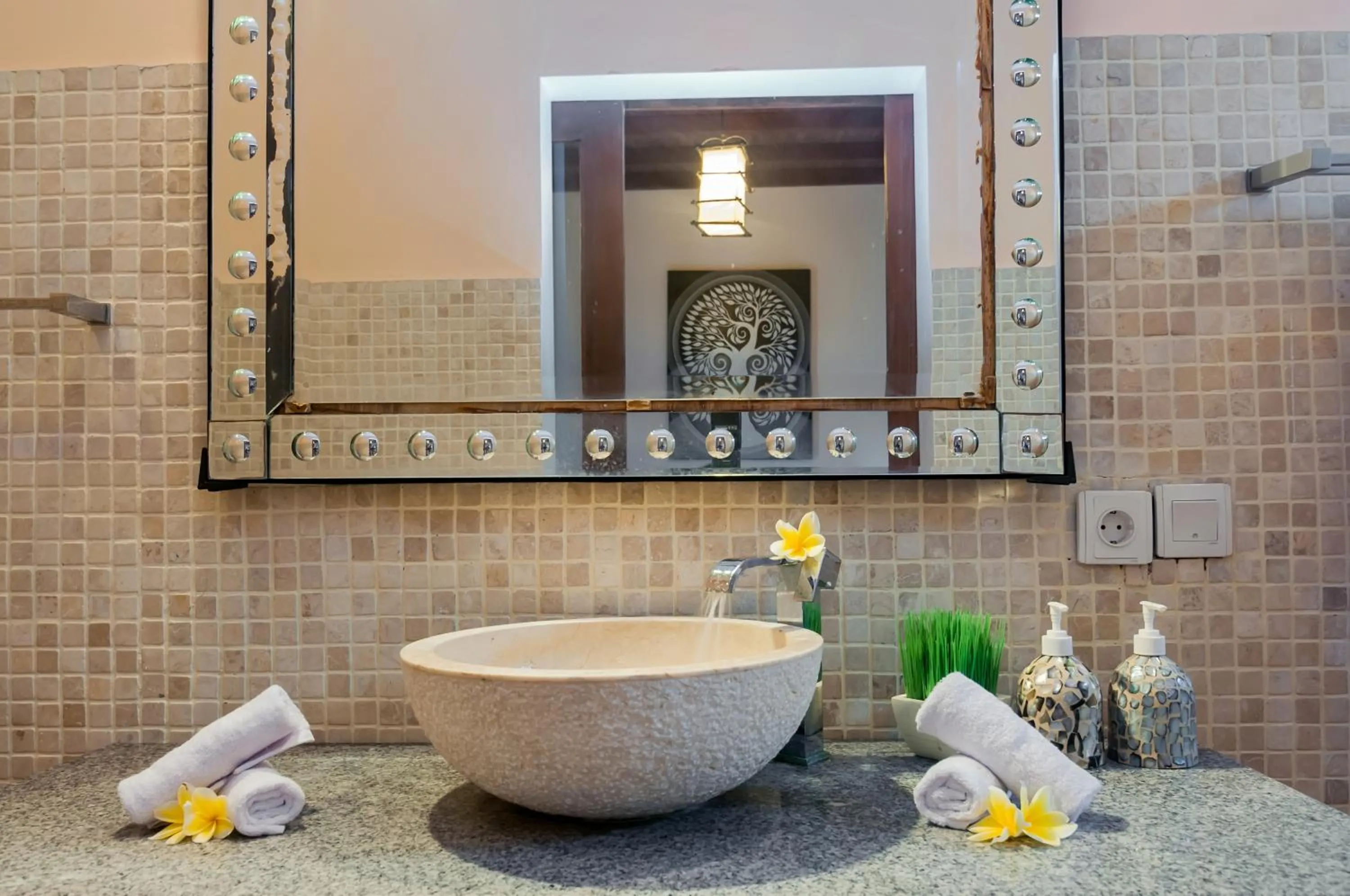 Bathroom in Mawar Estate by Villas Direct Bali