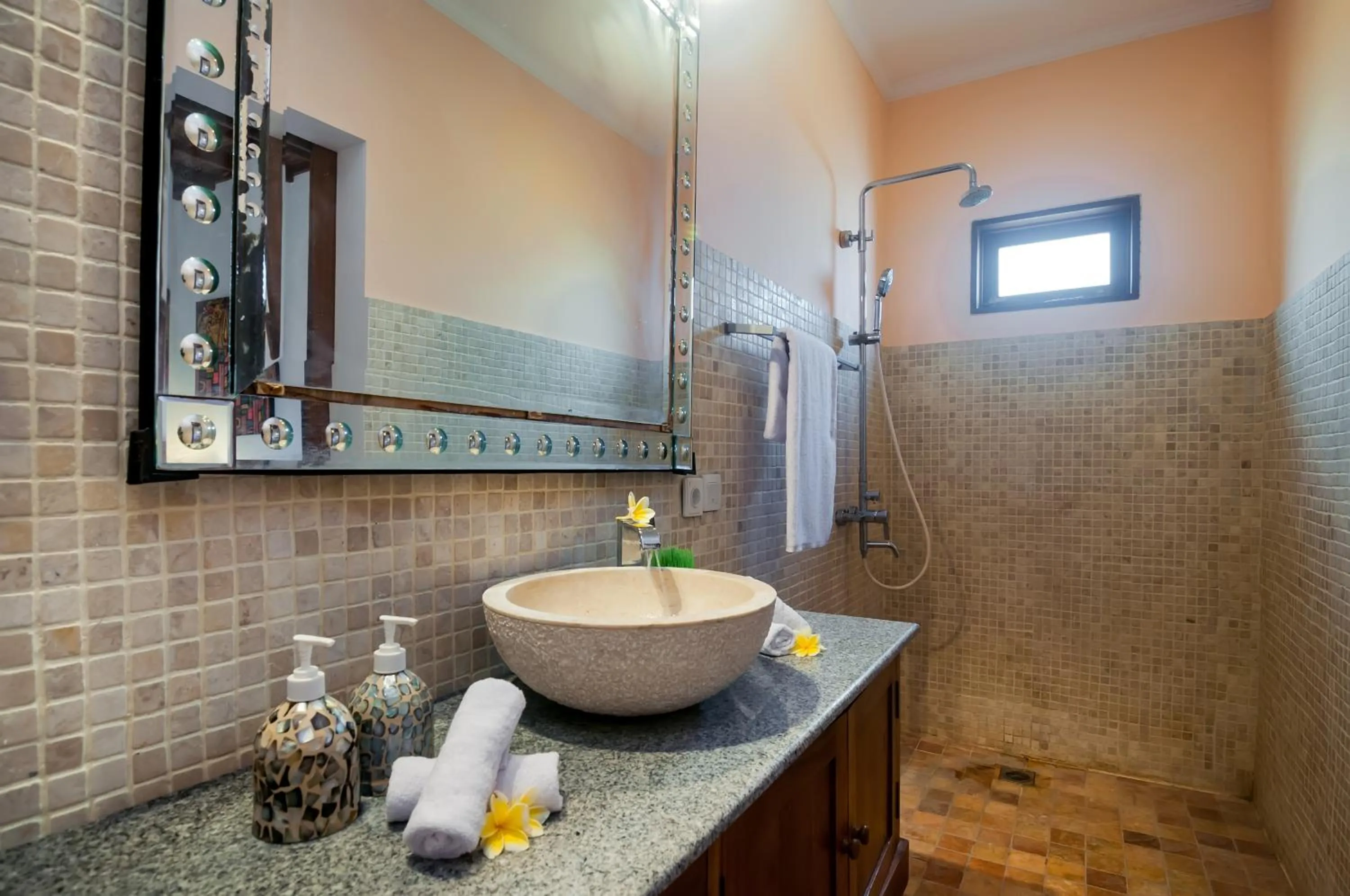 Bathroom in Mawar Estate by Villas Direct Bali