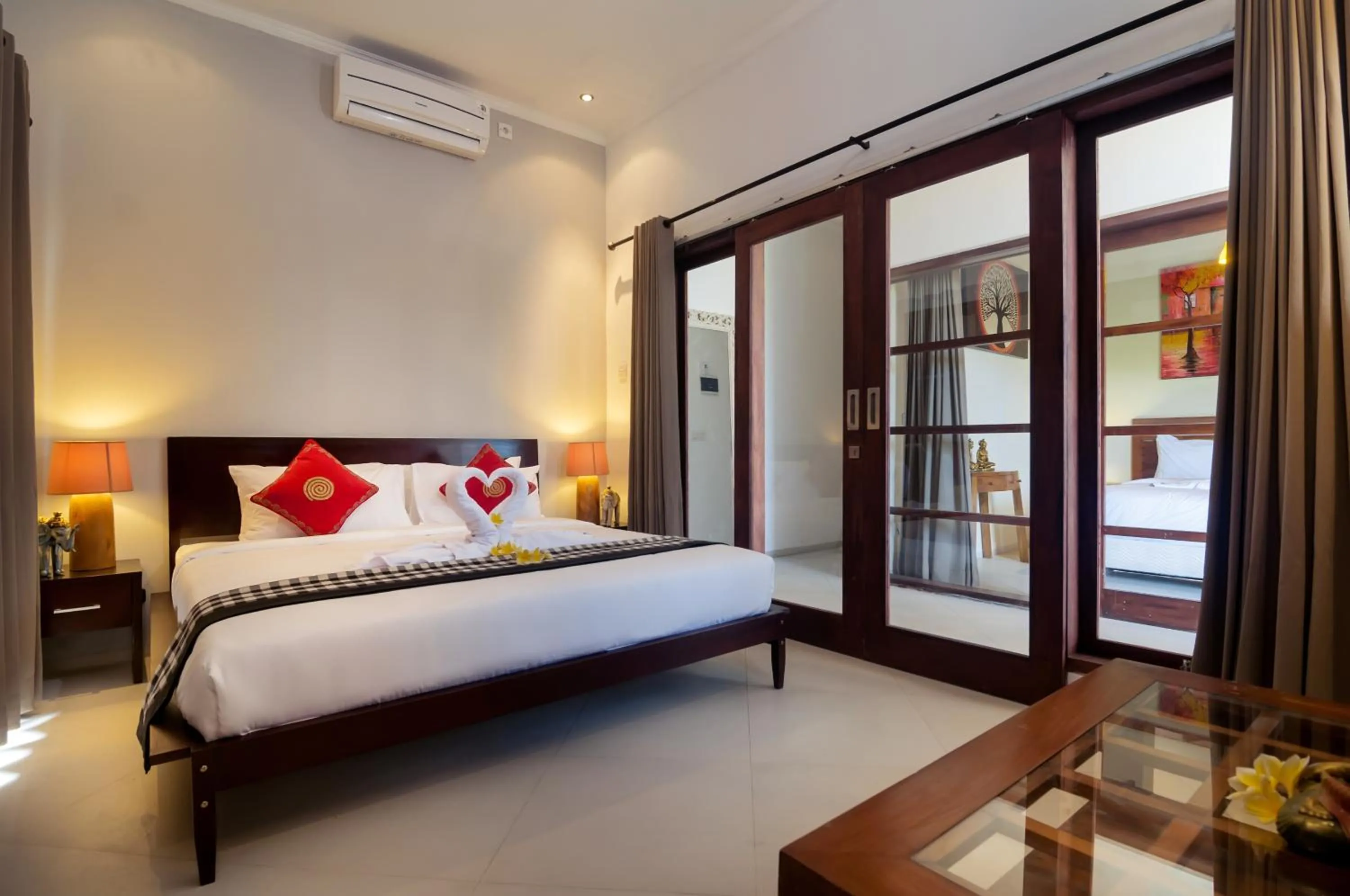 Bedroom, Bed in Mawar Estate by Villas Direct Bali