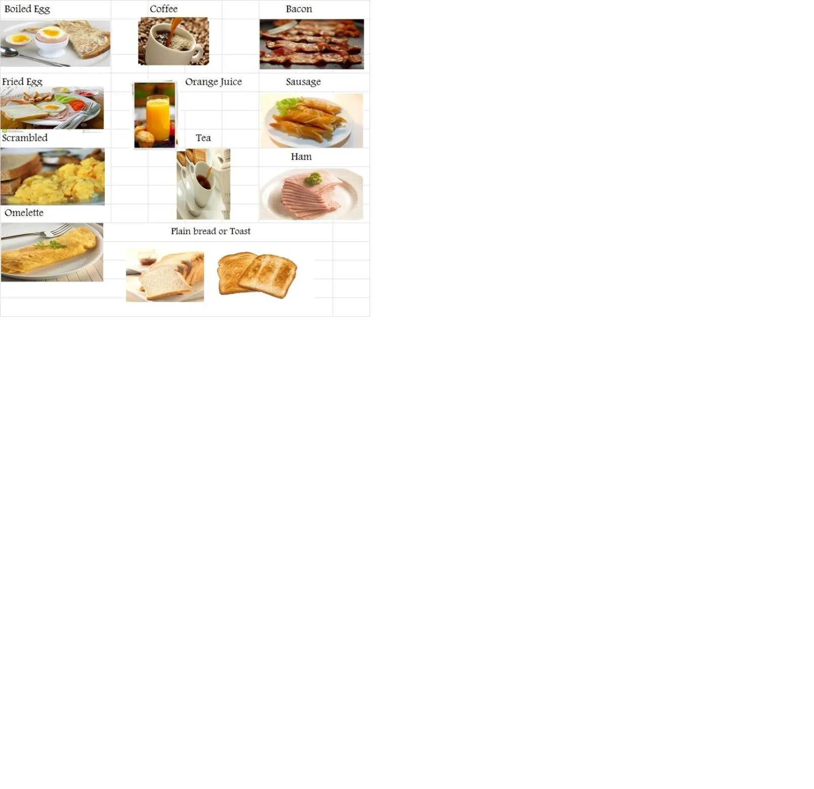 Breakfast in Grand Inn Hotel