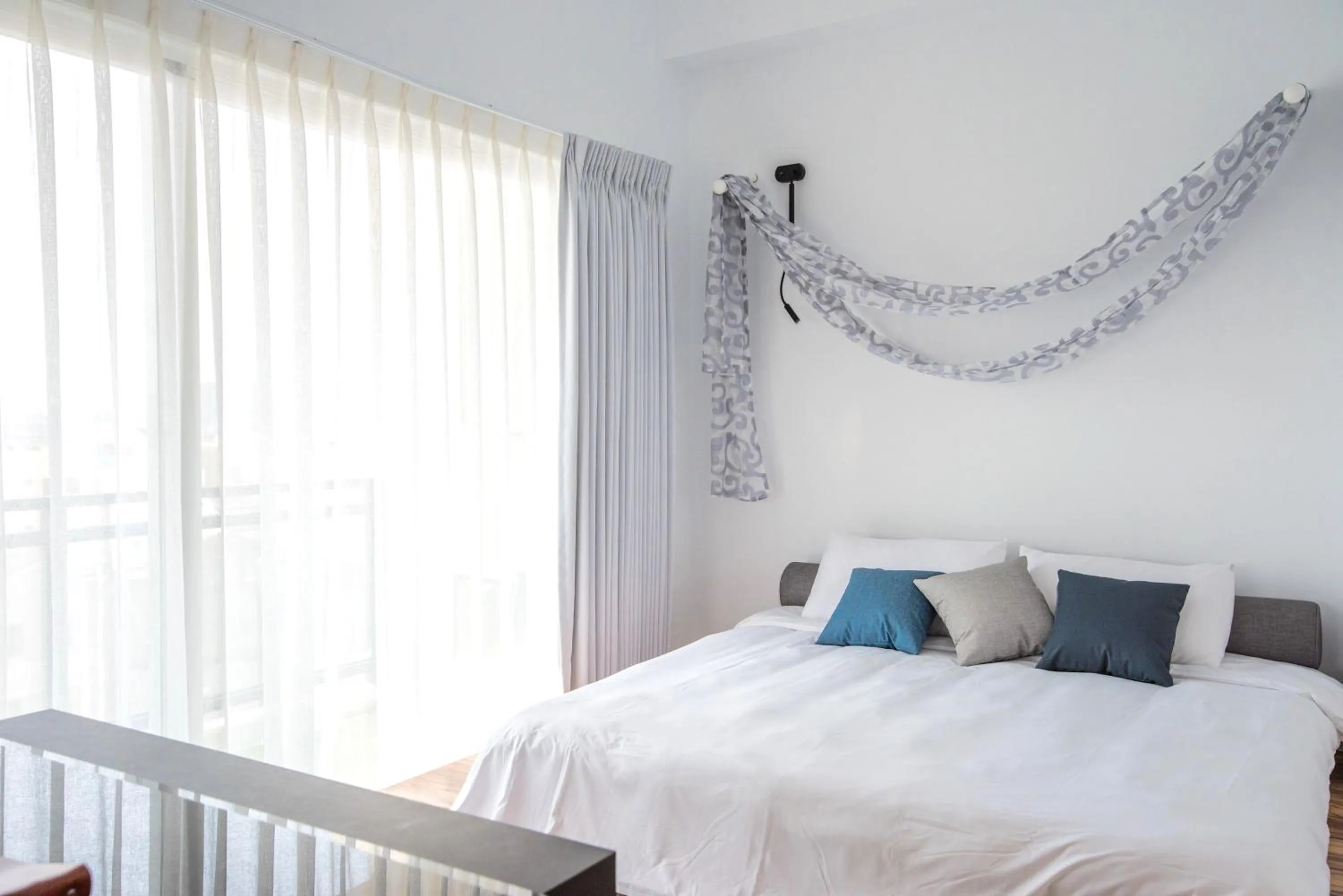 Bed in Color Coral Boutique Hotel