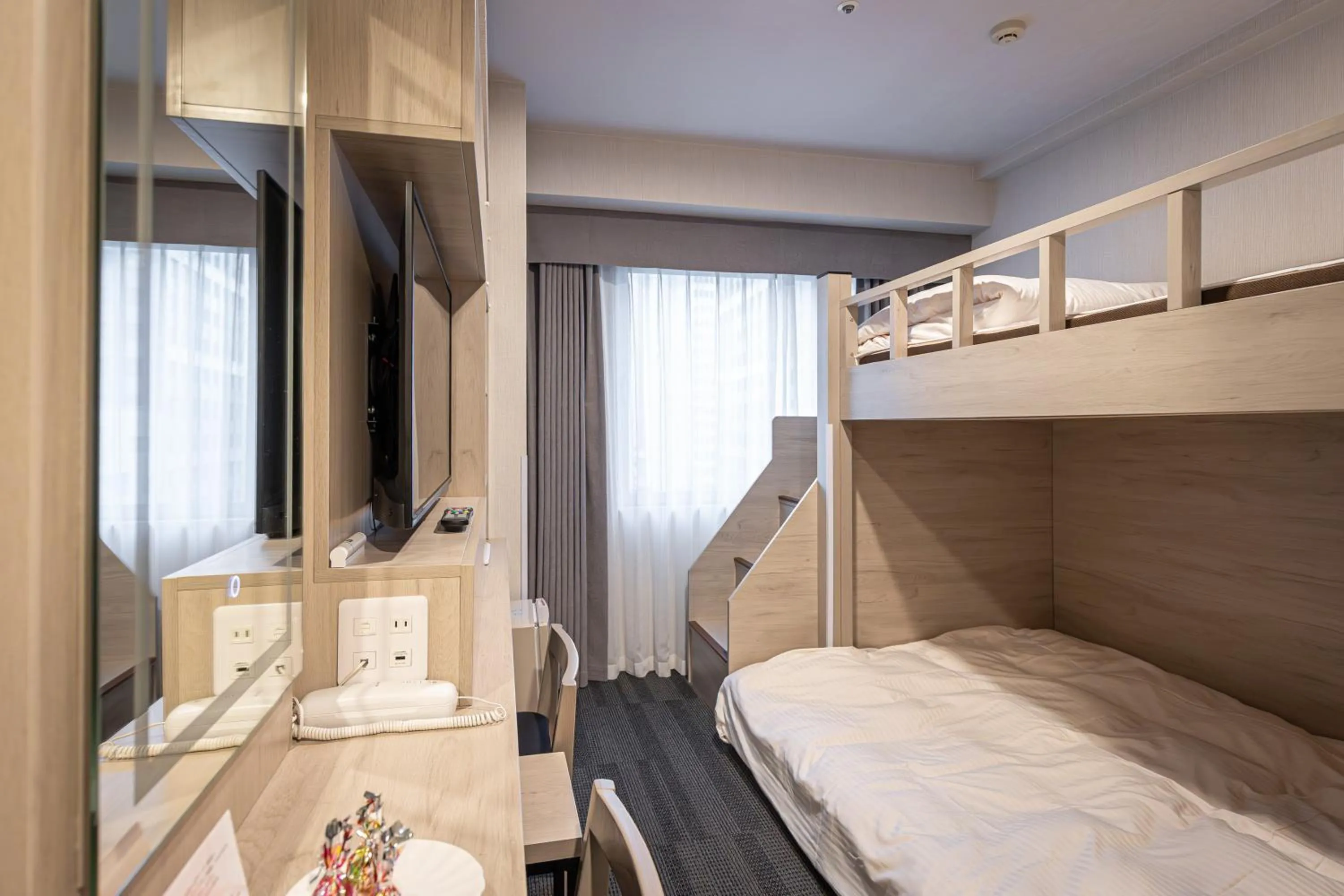 Bed in Hotel Rose Garden Shinjuku