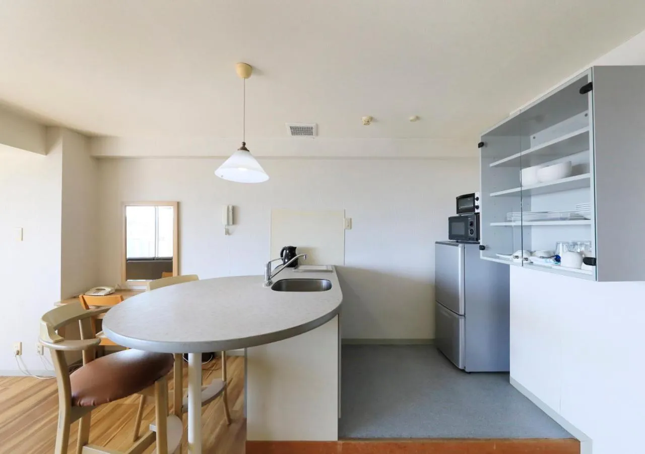 Kitchen or kitchenette in Katsuura Hilltop Hotel & Residence