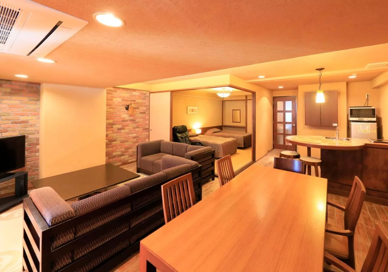 Living room in Katsuura Hilltop Hotel & Residence