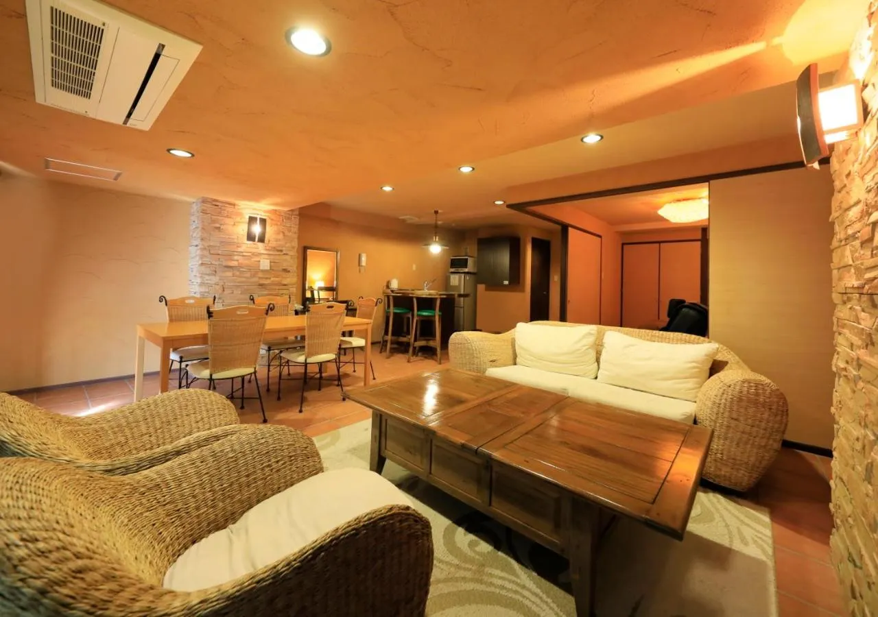 Living room in Katsuura Hilltop Hotel & Residence