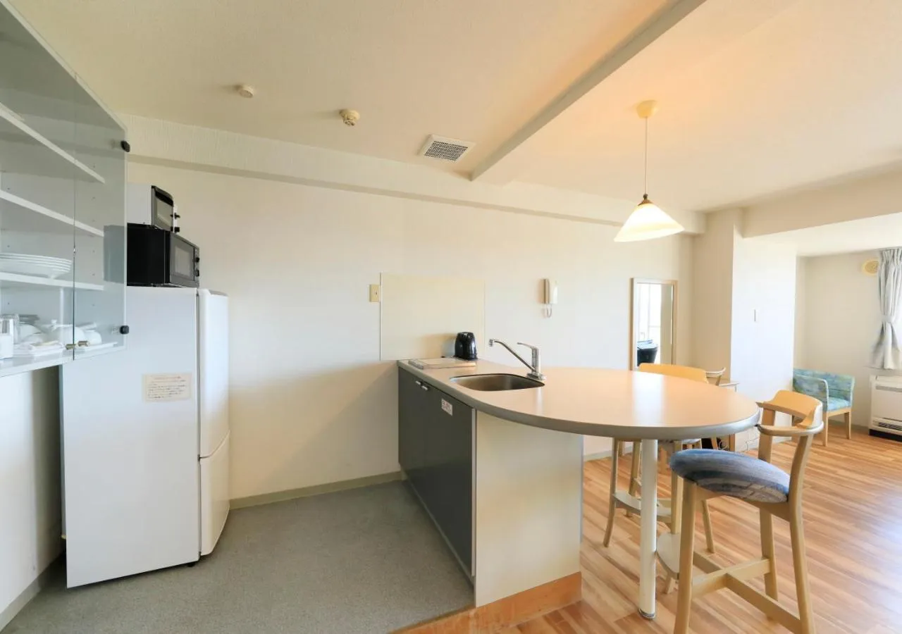 Kitchen or kitchenette in Katsuura Hilltop Hotel & Residence