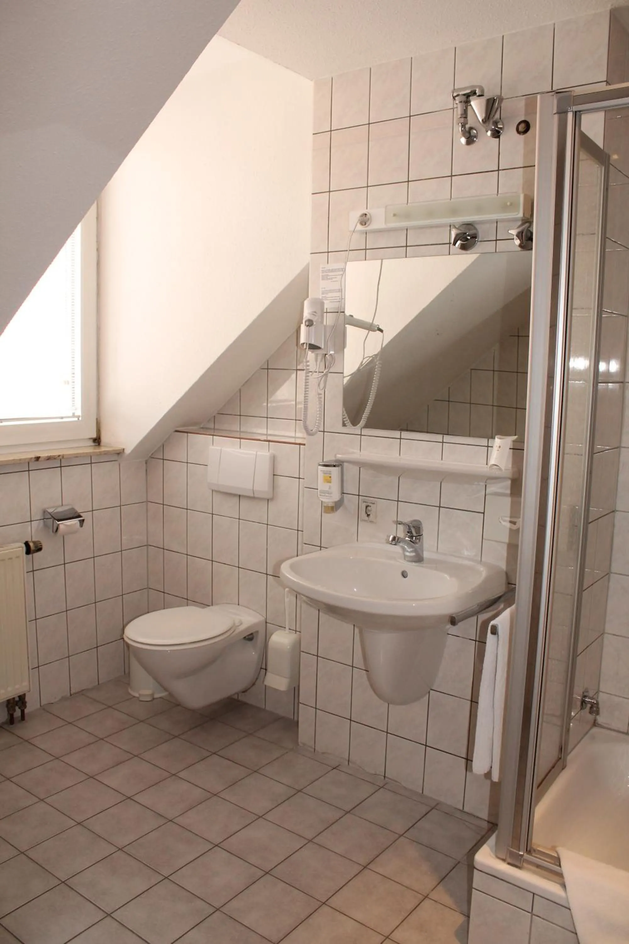 Bathroom in Hotel Anhalt