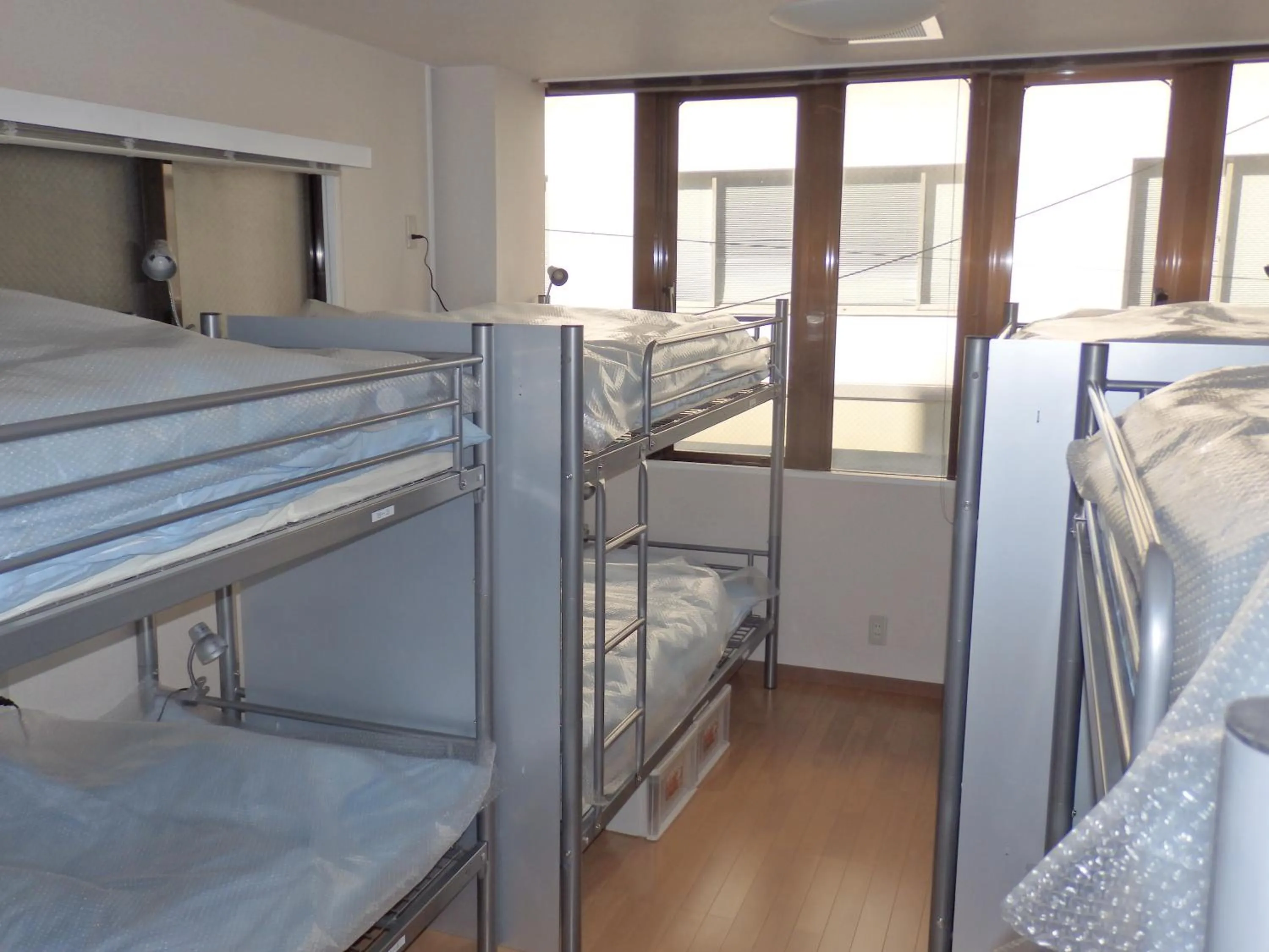 Bed in Backpacker's Mini House