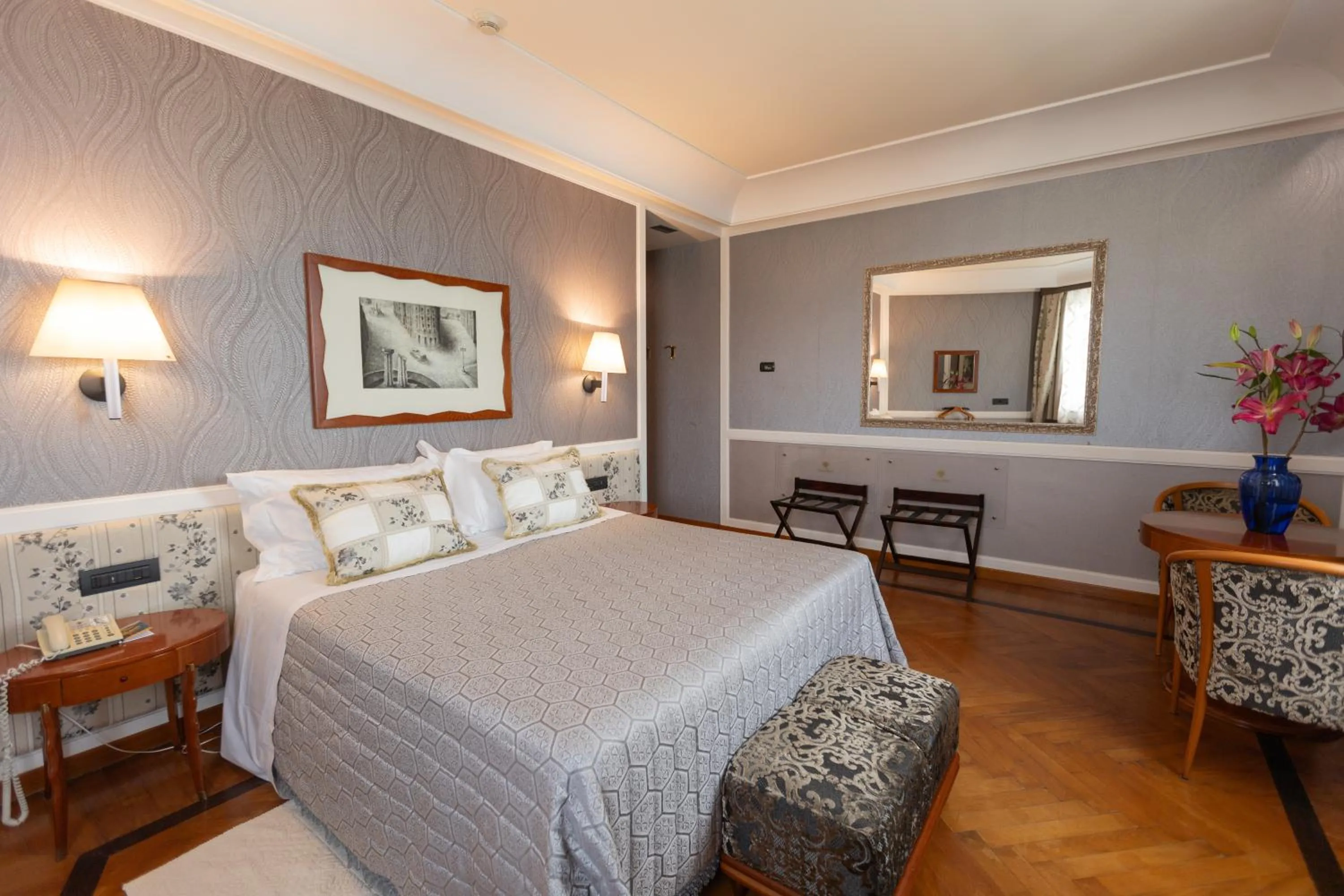 Bedroom, Bed in Grand Hotel Ortigia
