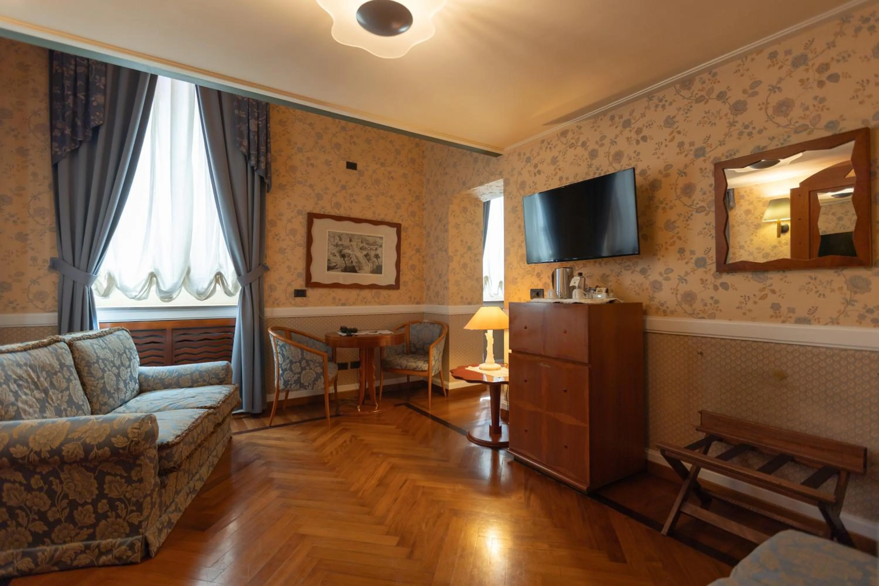 Living room in Grand Hotel Ortigia