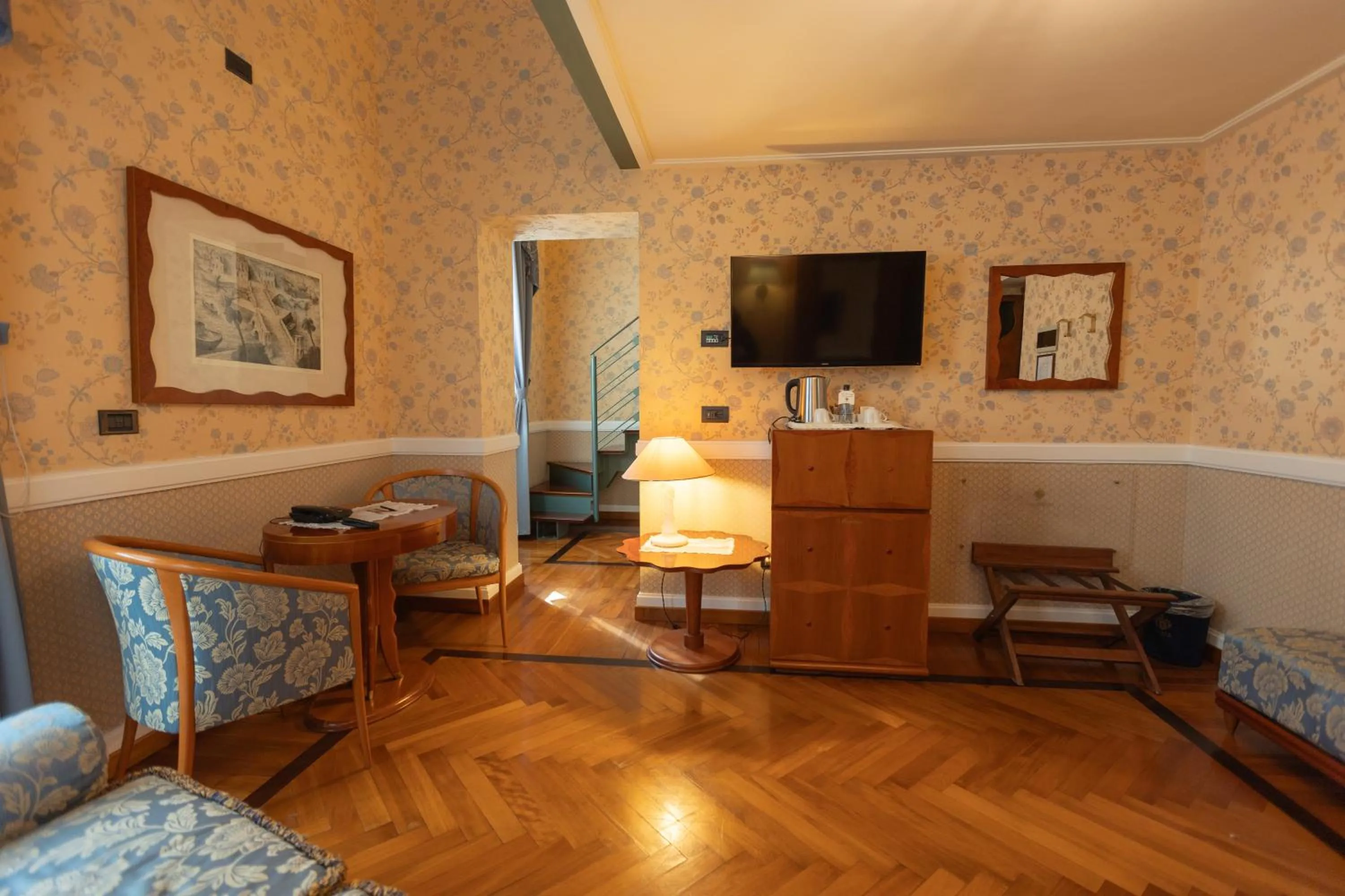 Living room in Grand Hotel Ortigia