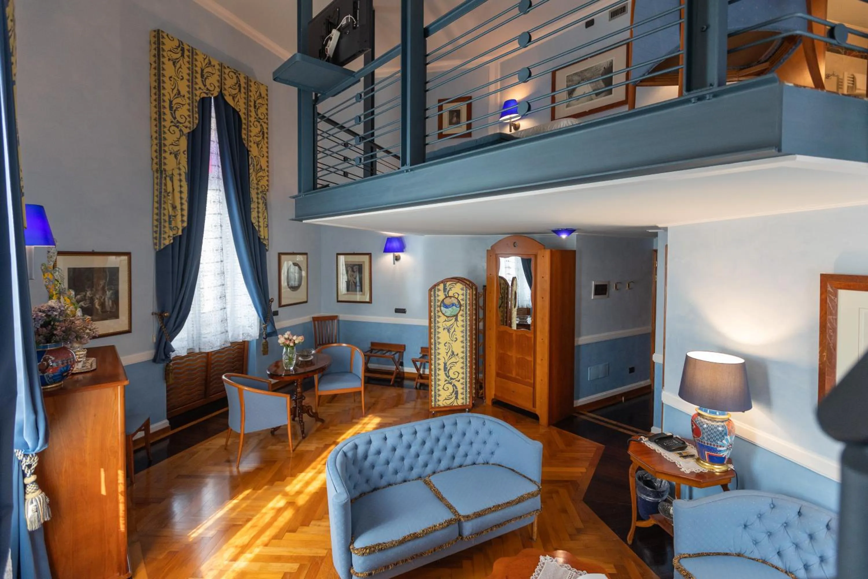 Living room in Grand Hotel Ortigia