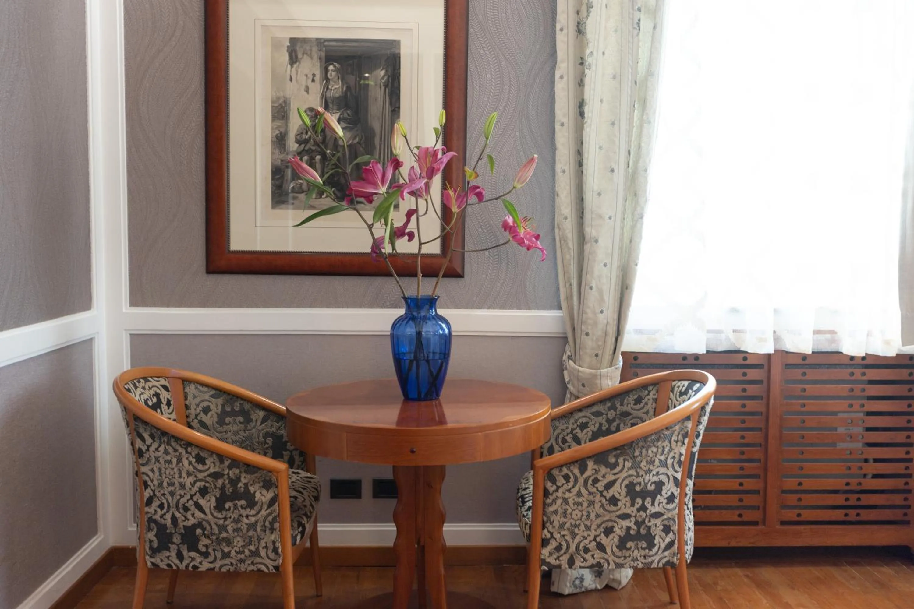 Decorative detail in Grand Hotel Ortigia