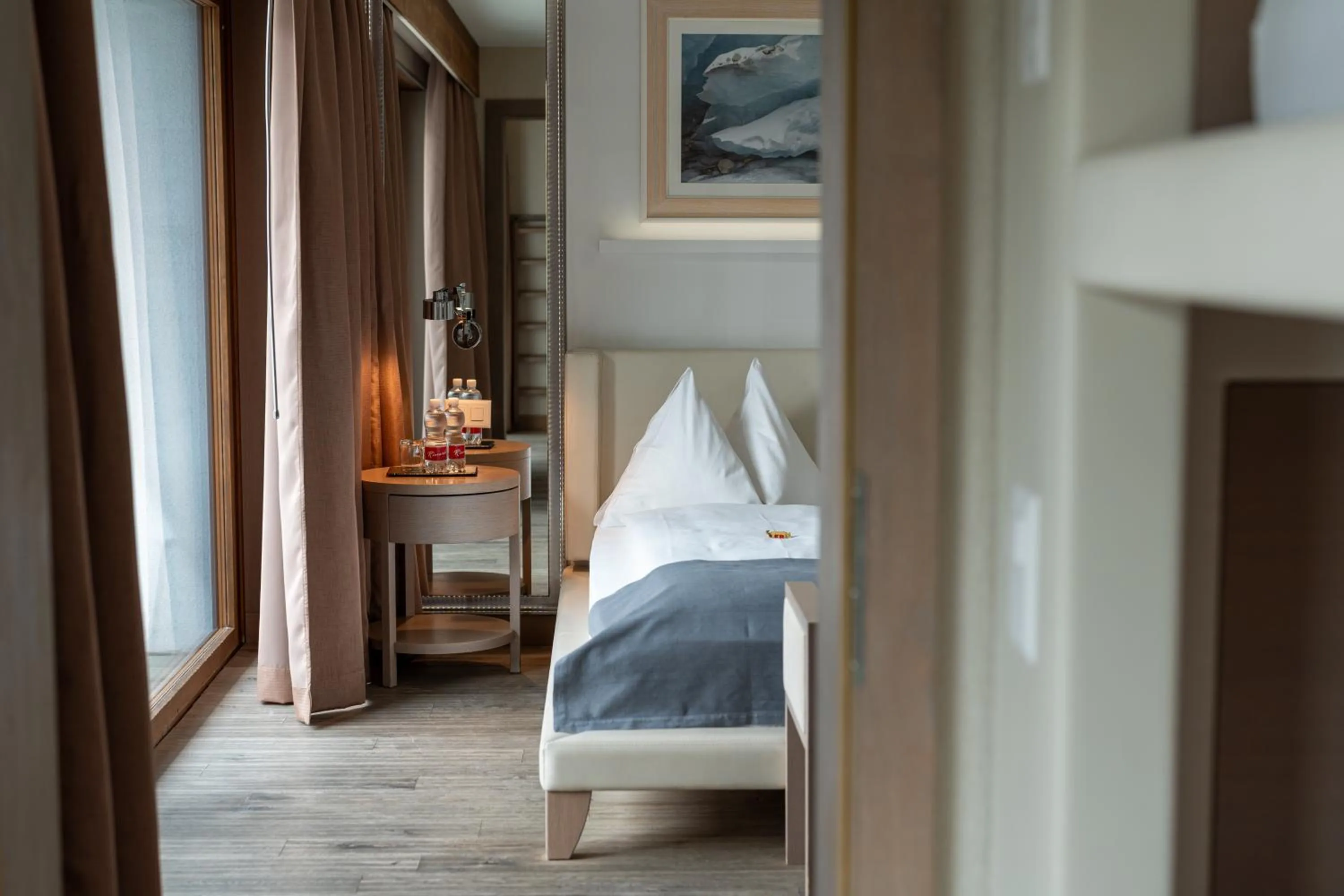 Bed in Hotel Piz St. Moritz