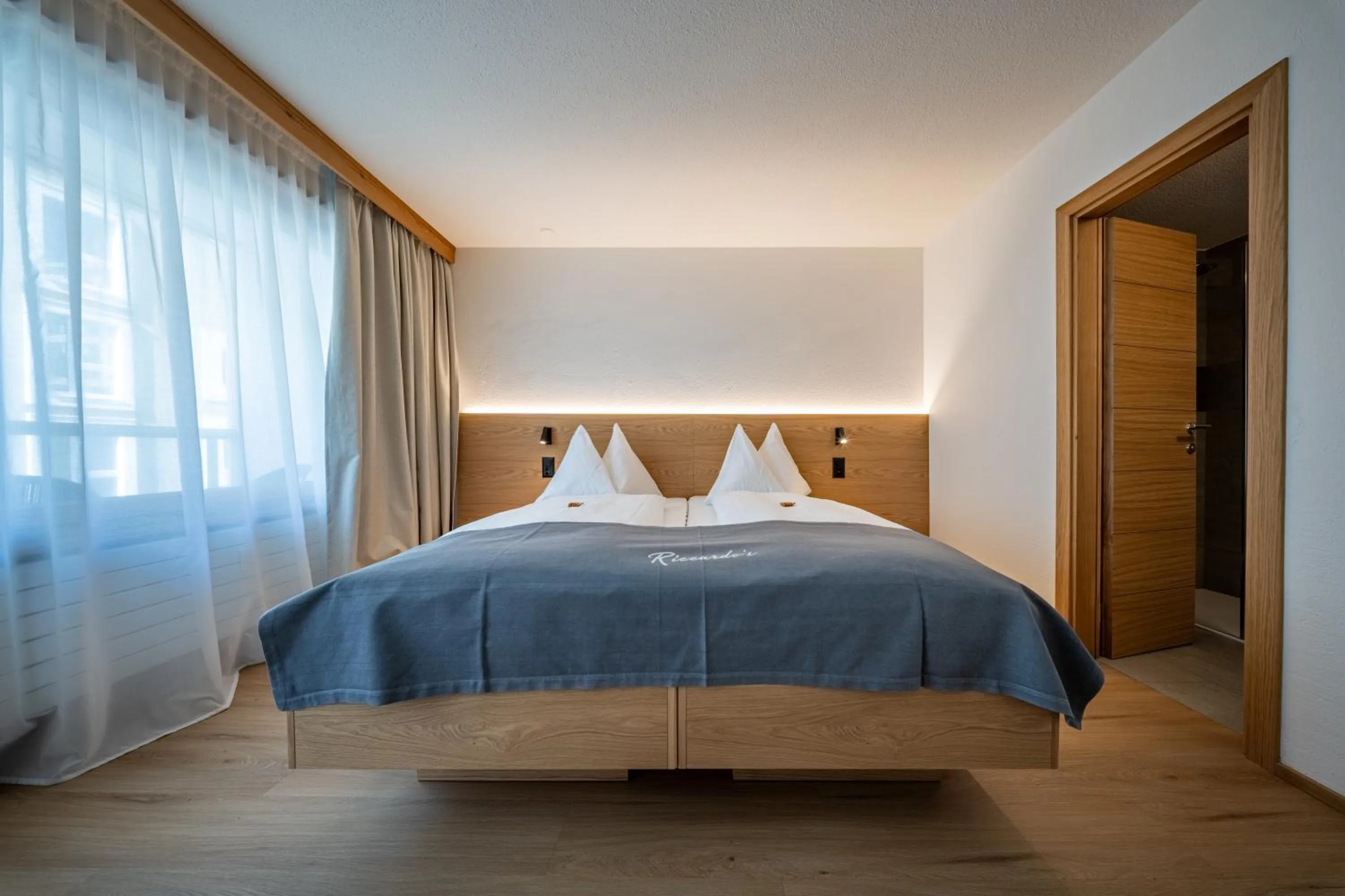 Bed in Hotel Piz St. Moritz