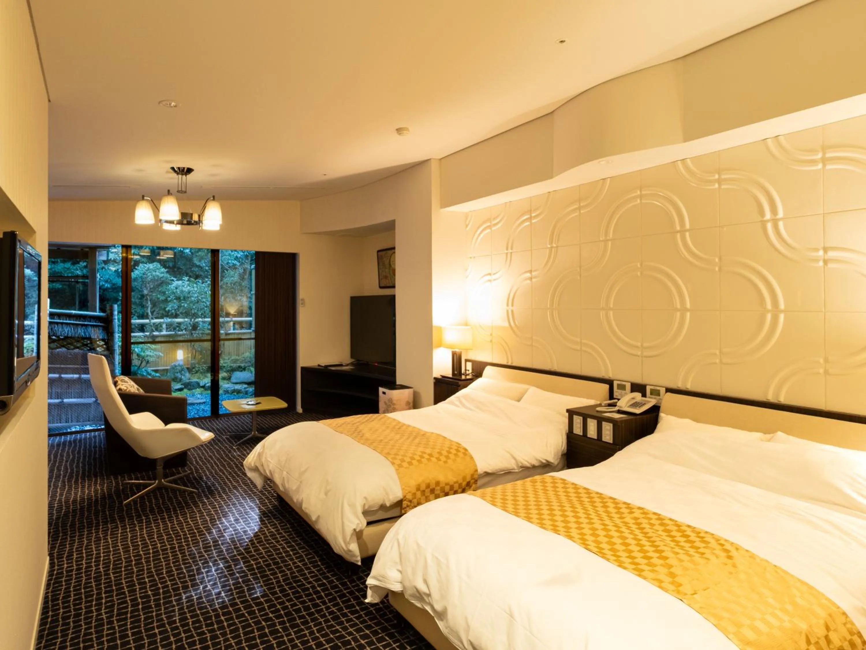 Bed in Shoenso Hozugawatei