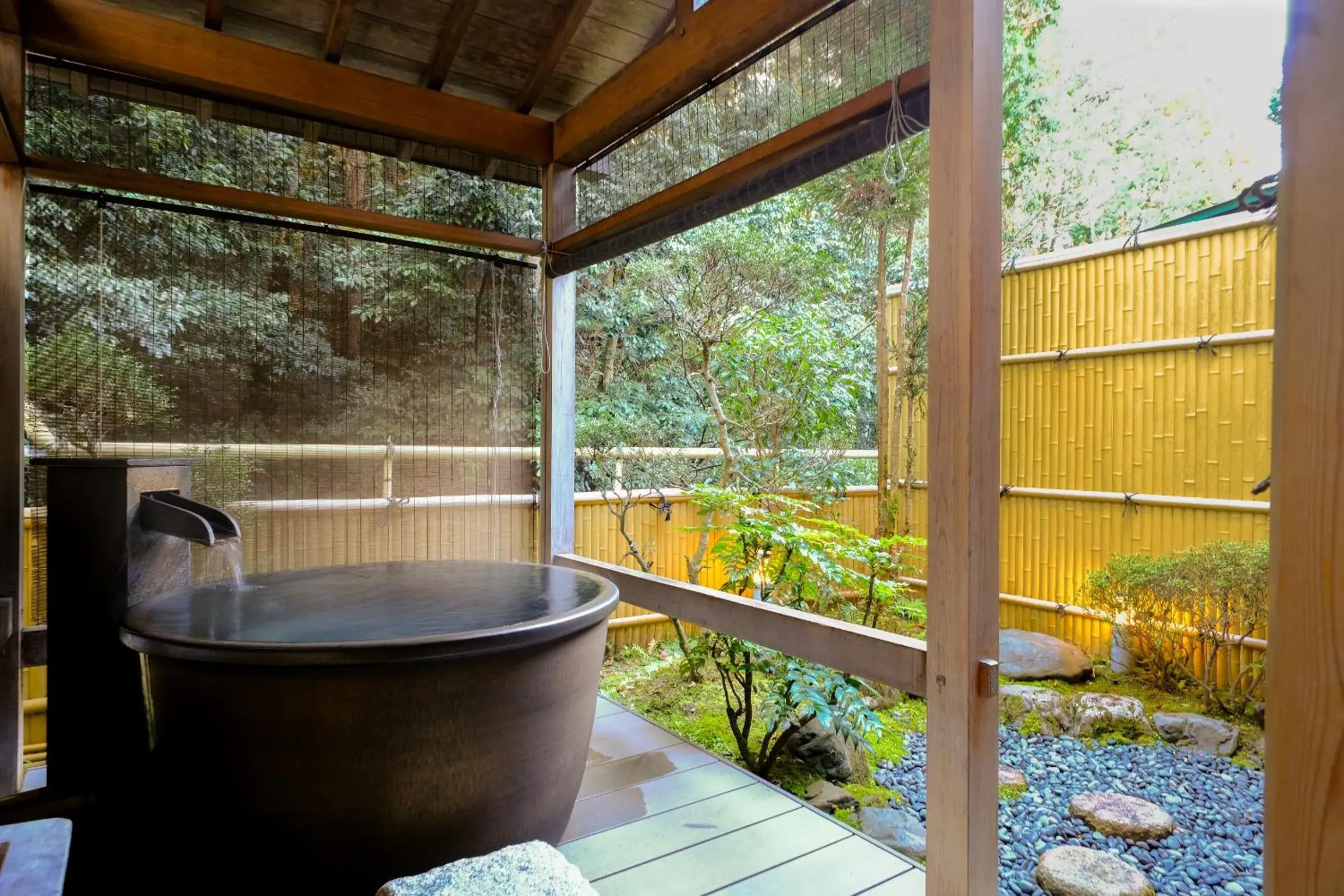 Twin Room with Open Air Bath - single occupancy in Syoenso Hotsugawatei Twin Room with Open Air Bath - single occupancy in Syoenso Hotsugawatei