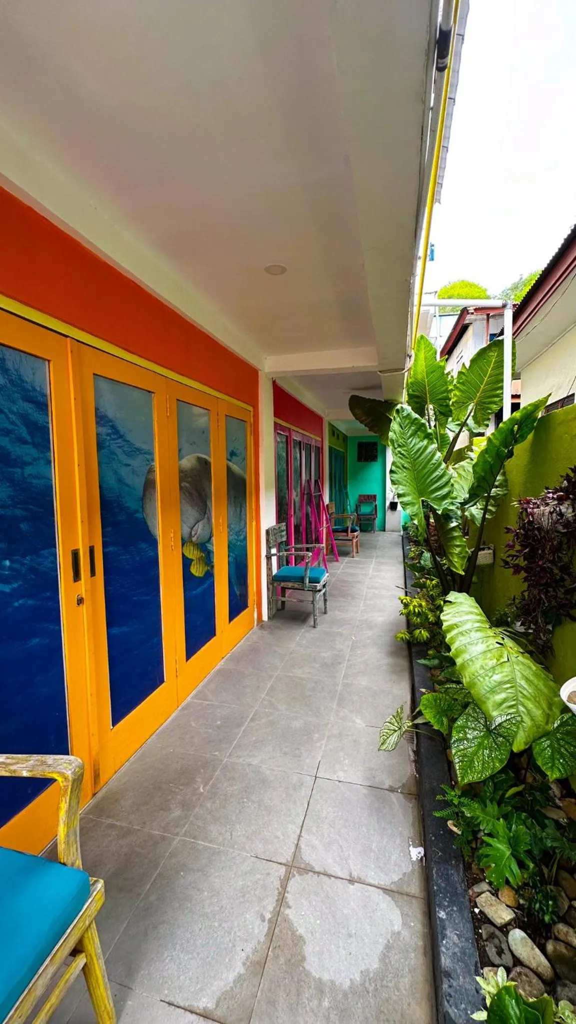 Garden view in Dragon Dive Komodo Dive Resort