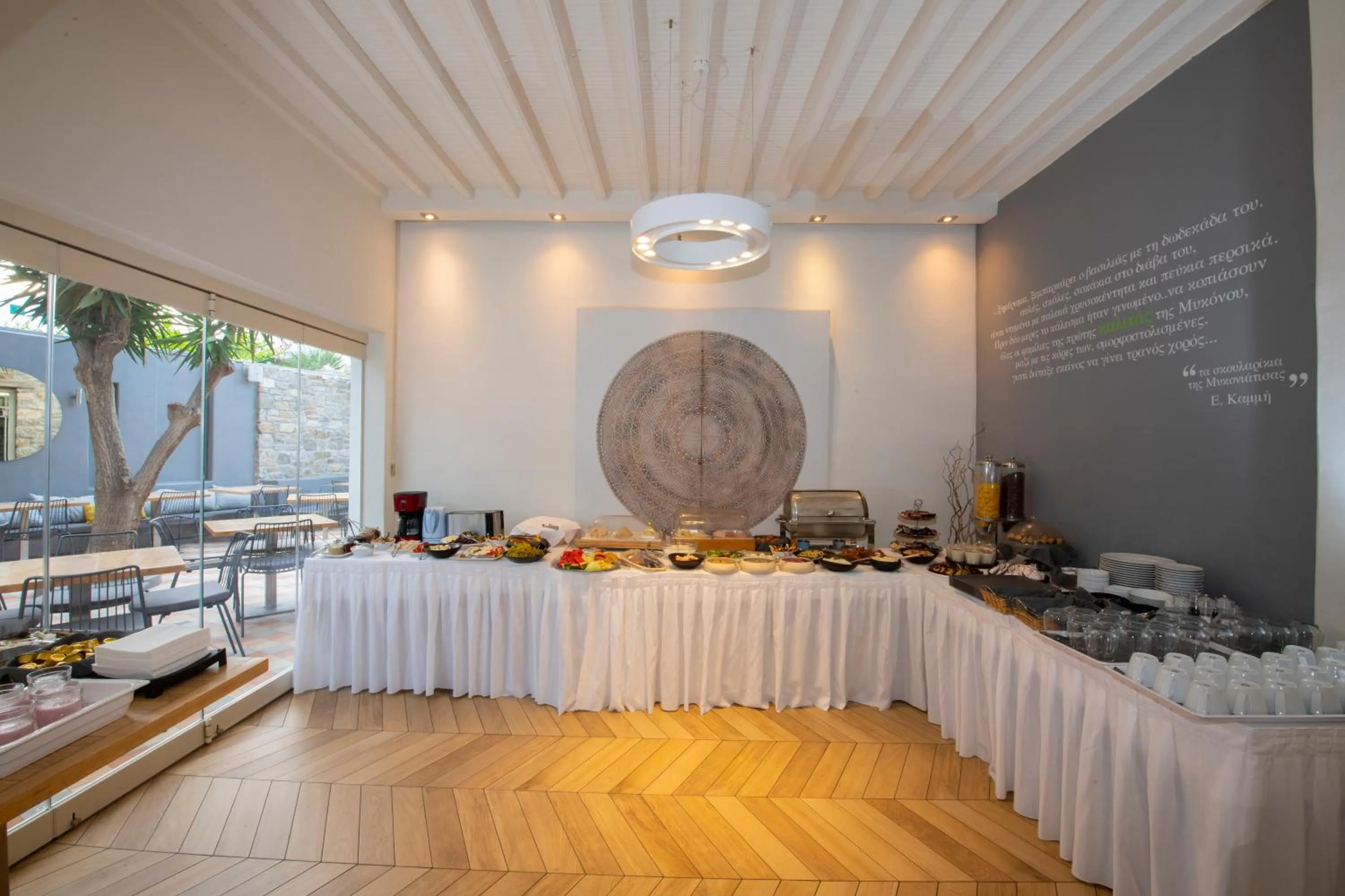 Buffet breakfast in Fresh Boutique Hotel