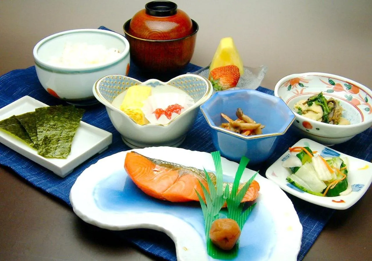 Breakfast in Shibetsu Grand Hotel