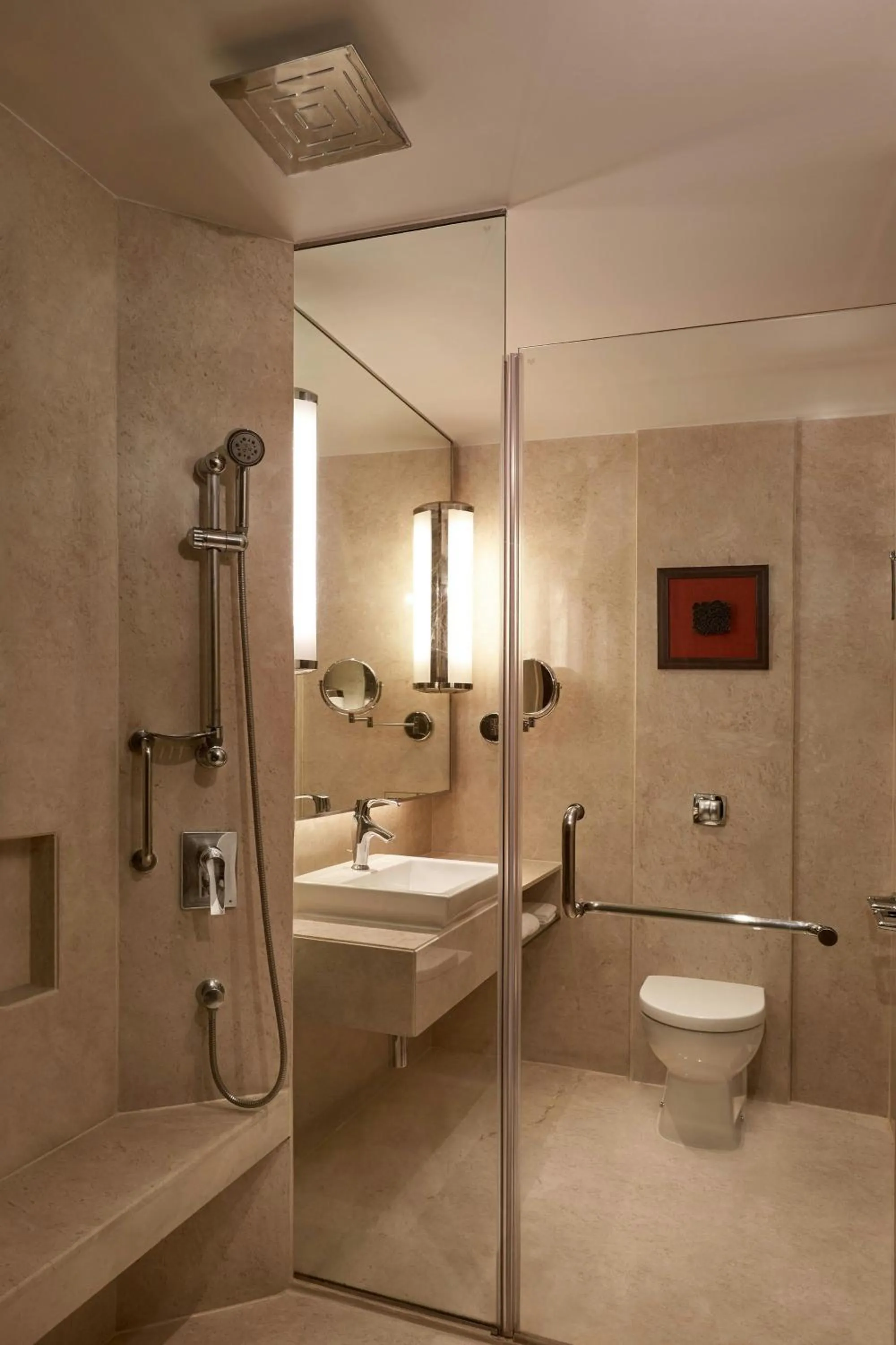 Bathroom in Courtyard by Marriott Mumbai International Airport