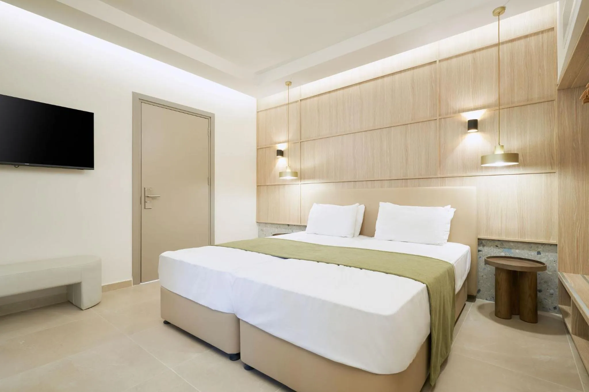 Bedroom, Bed in Eleni Holiday Resort