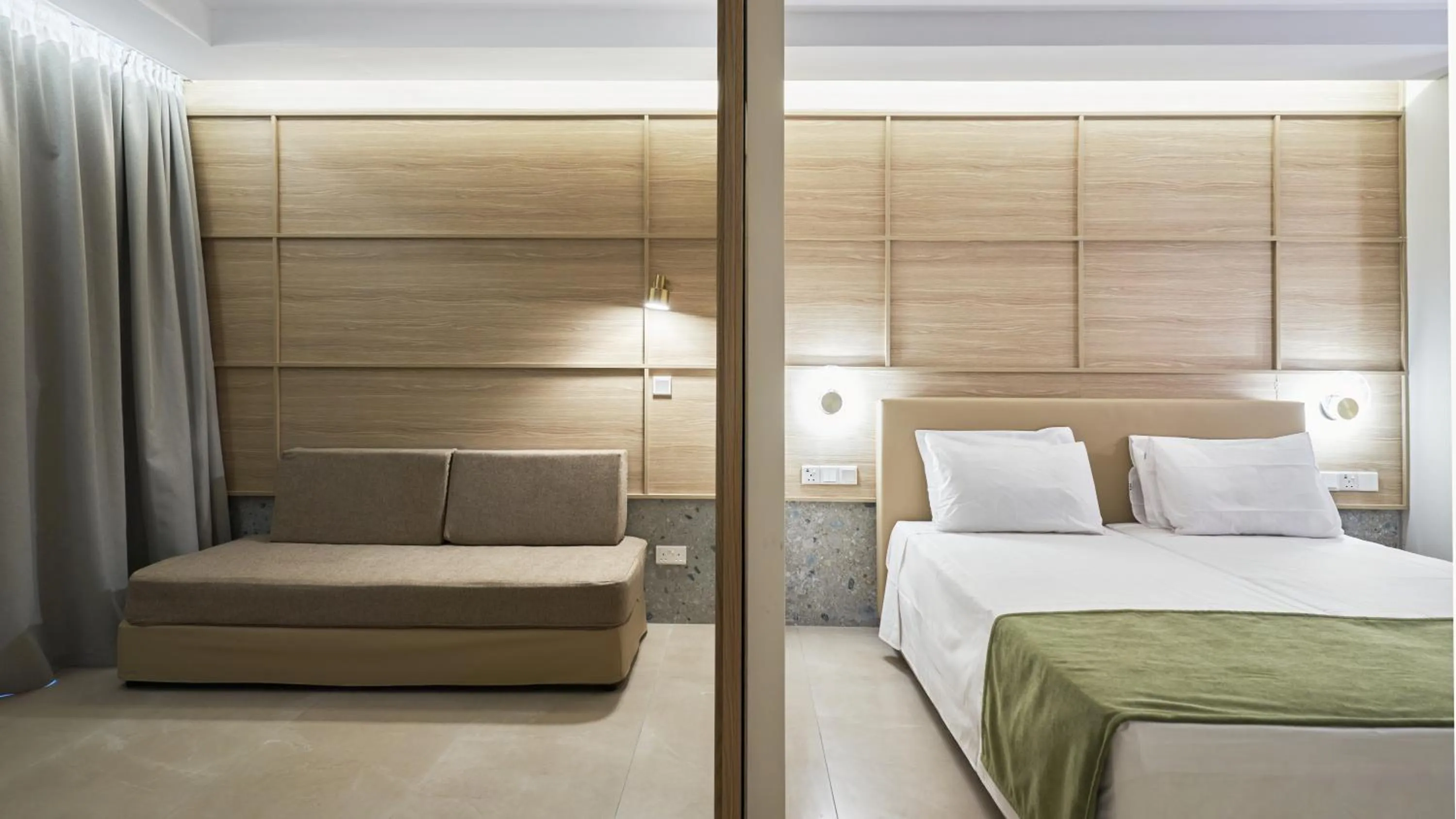 Bedroom, Bed in Eleni Holiday Resort