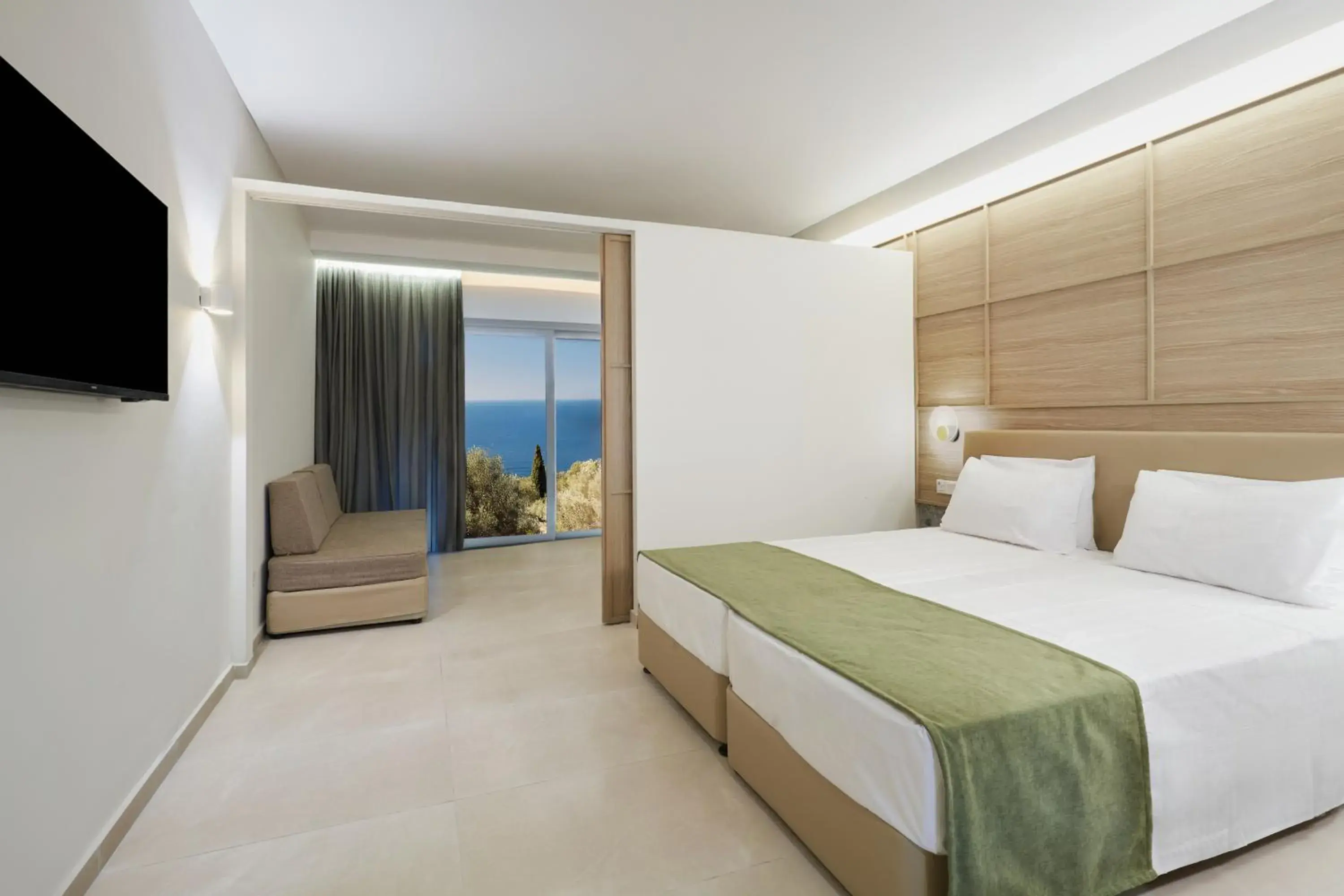 View (from property/room), Bed in Eleni Holiday Resort View (from property/room), Bed in Eleni Holiday Resort