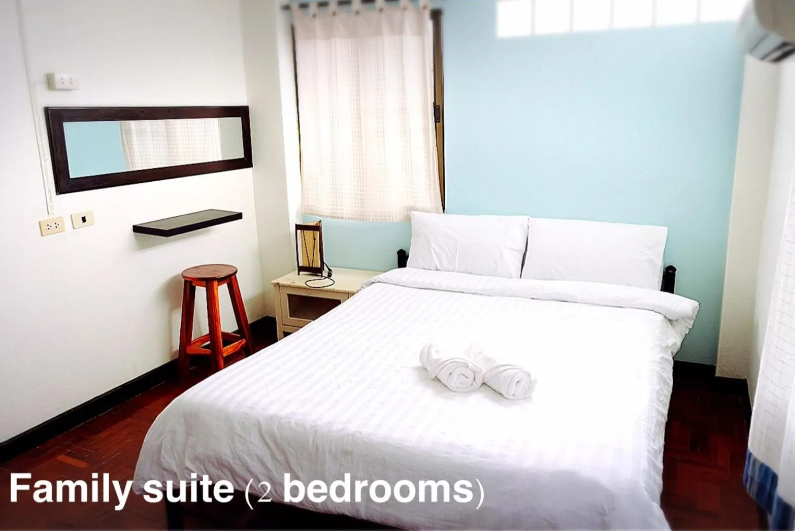 Bed in Yen Aura Boutique Hotel