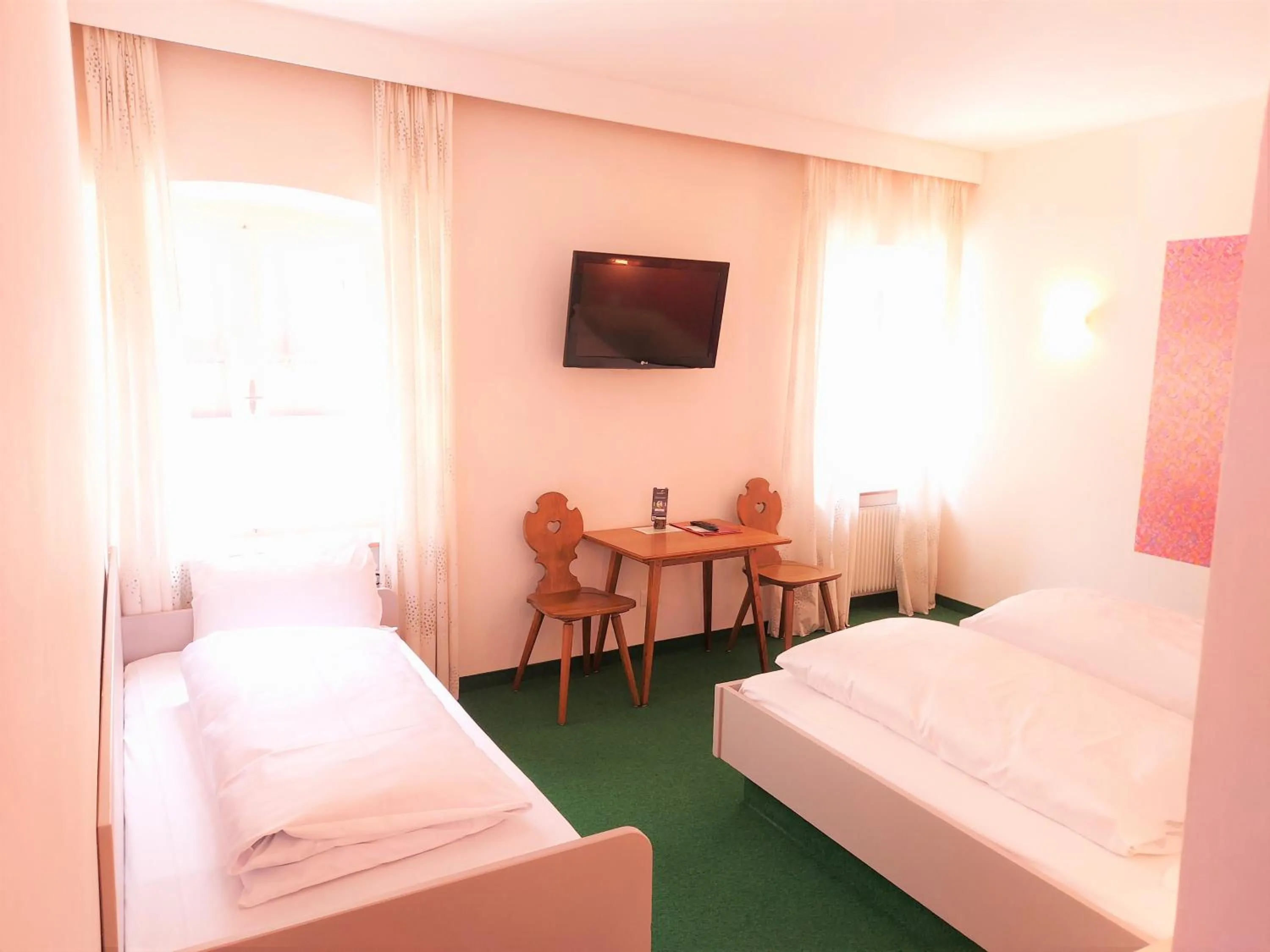 Bed in Hotel Schuster