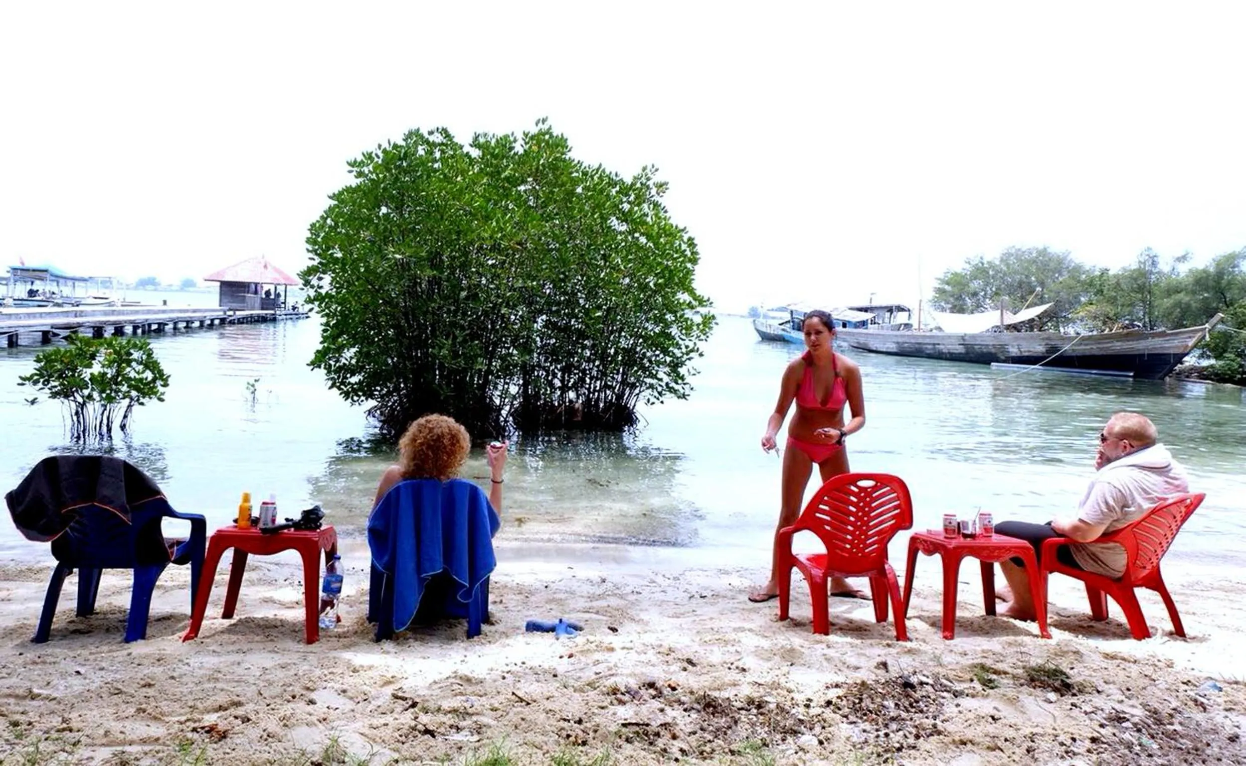 On site in Seribu Resort Thousand Island