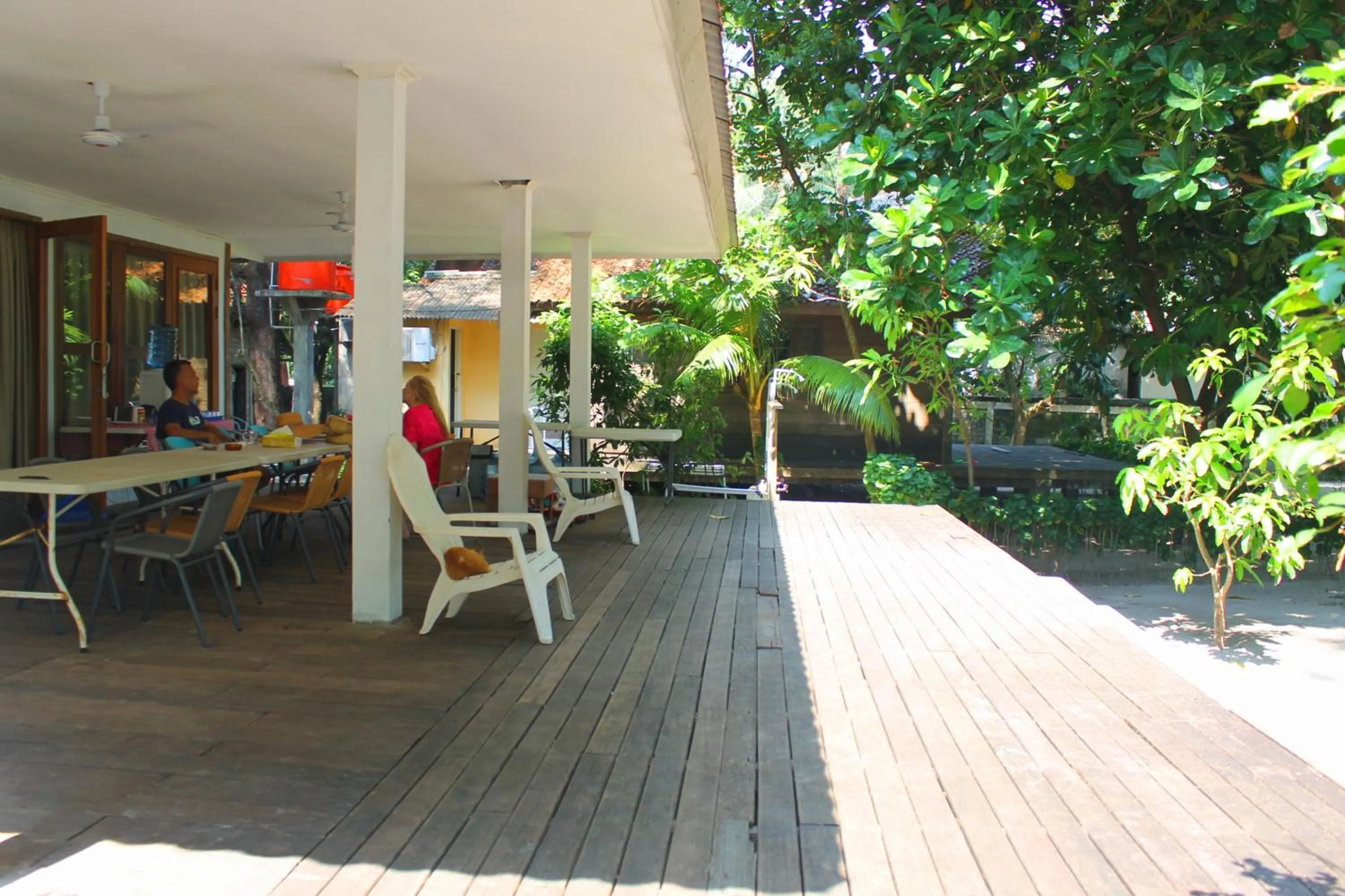Balcony/Terrace in Seribu Resort Thousand Island